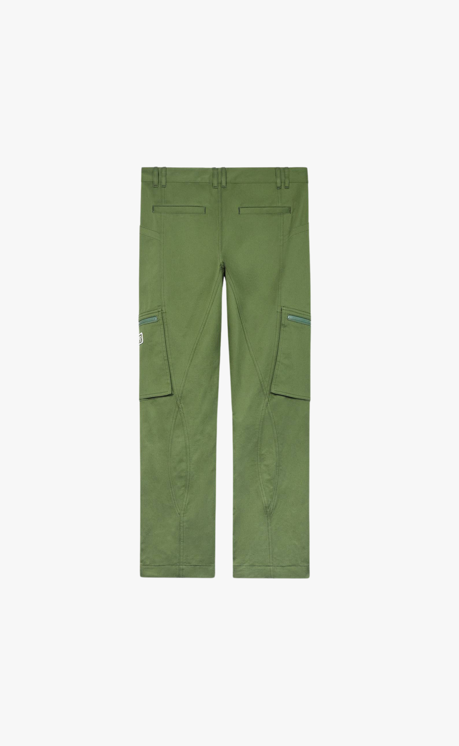 SLIM CARGO DARK KHAKI PANTS