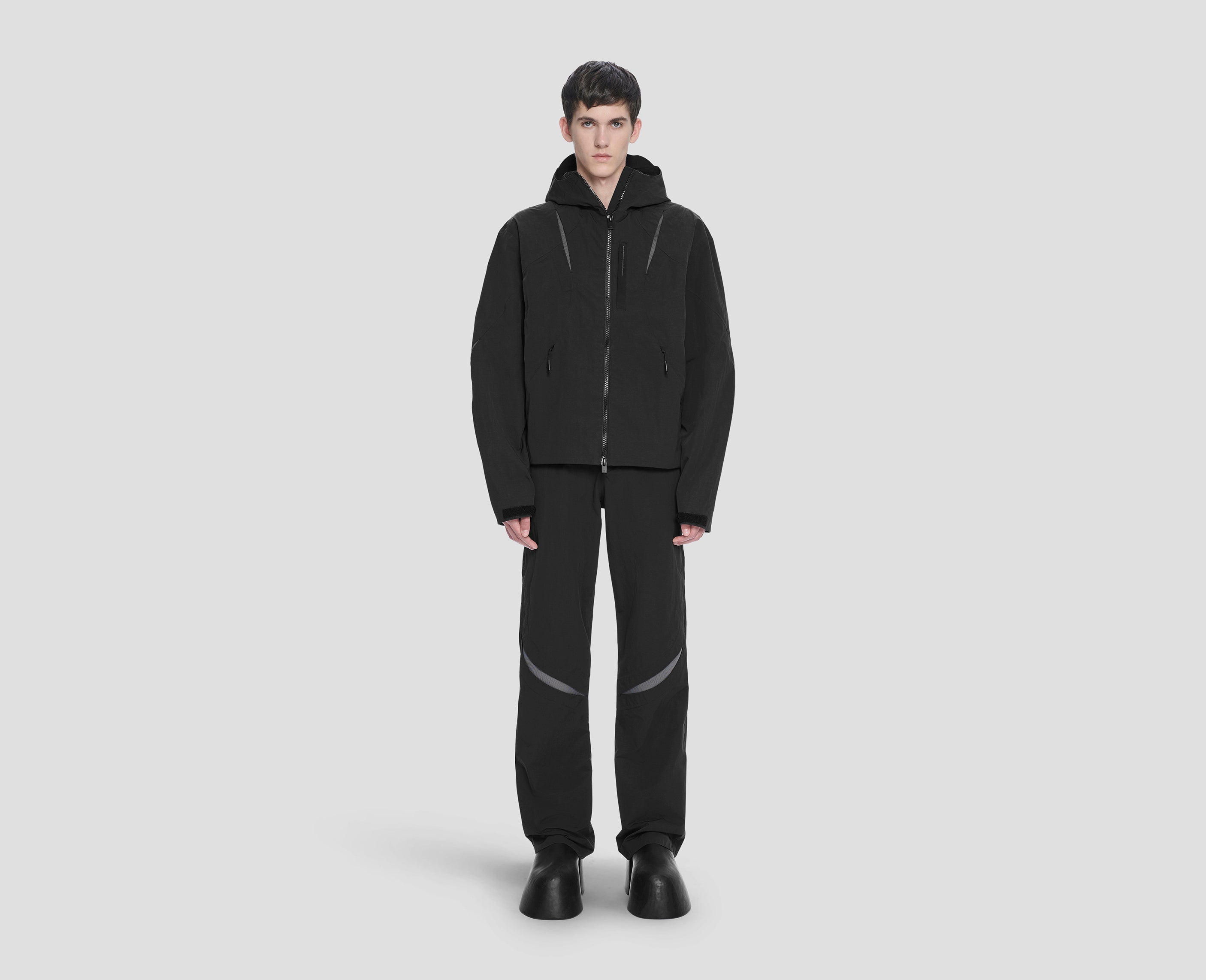 RESILIENCE RIB BLACK PANTS