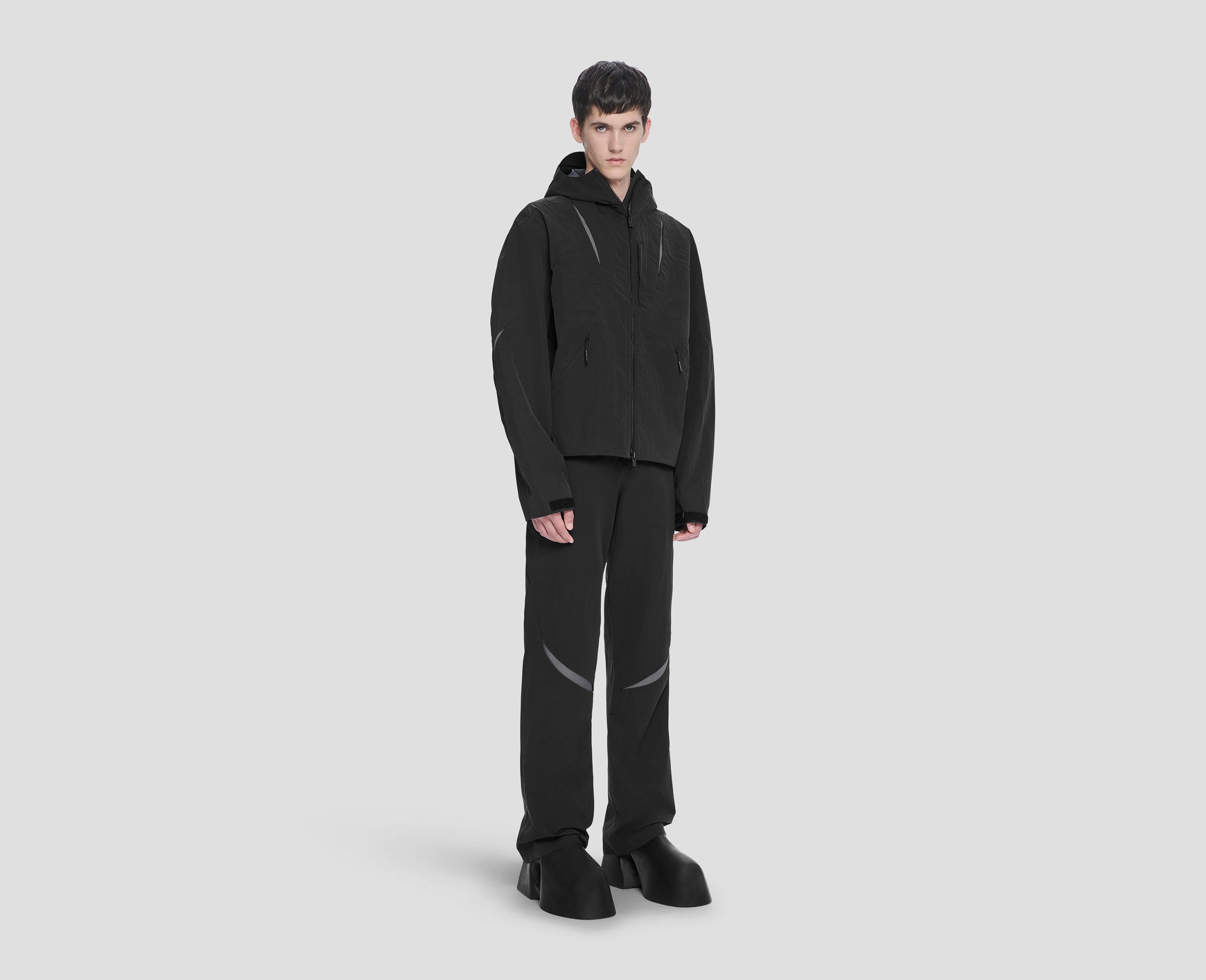 RESILIENCE RIB BLACK PANTS
