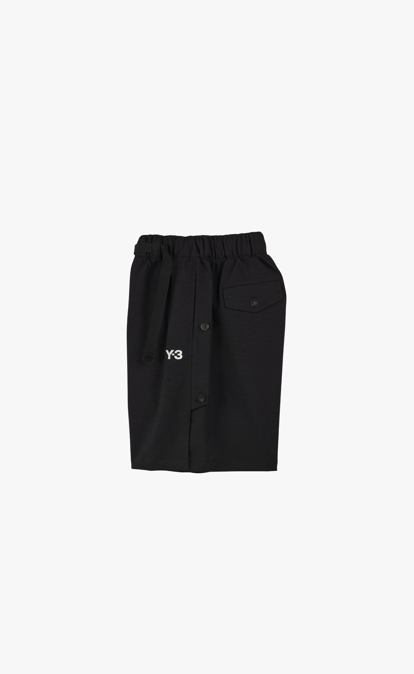 パンツ Y-3 25ss SPORT UNIFORM 3-STRIPES SHORTS Y-3 Men's Sport Uniform 3 Stripe Shorts in Black Y-3