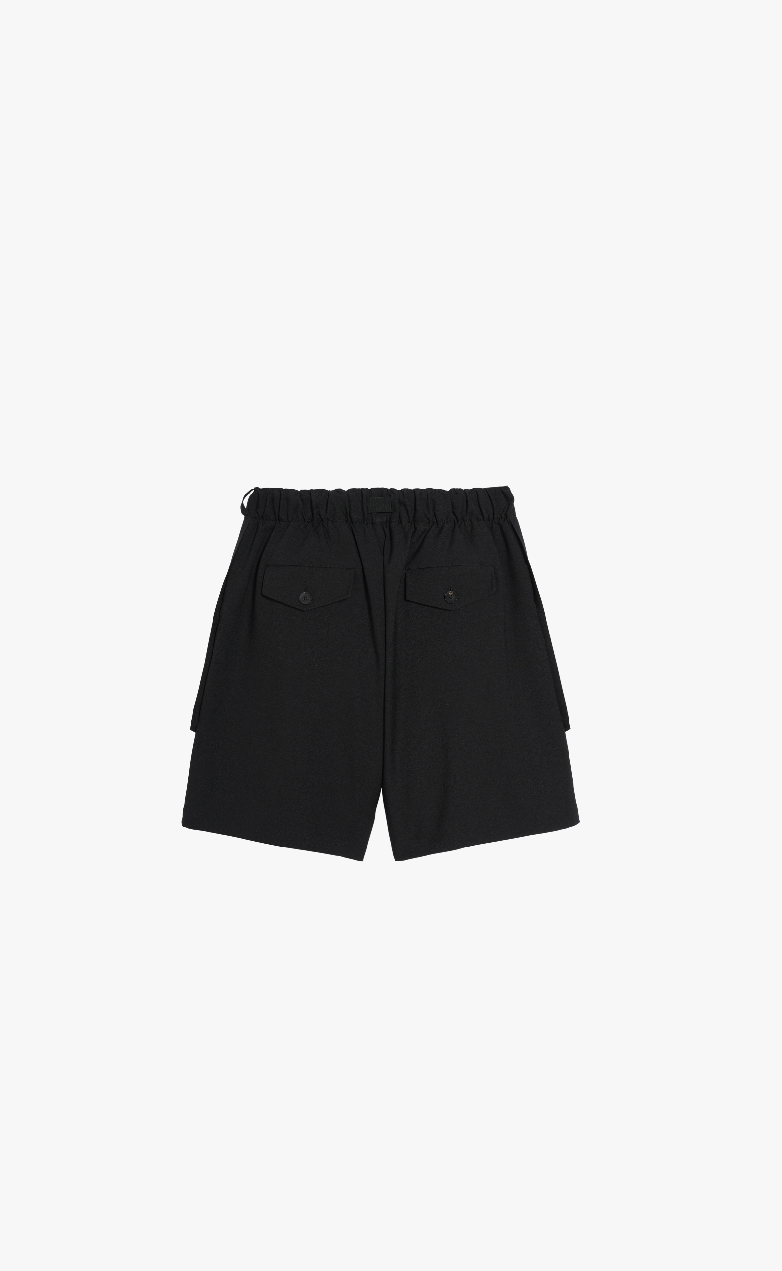 SPORT UNIFORM 3 STRIPES BLACK SHORTS