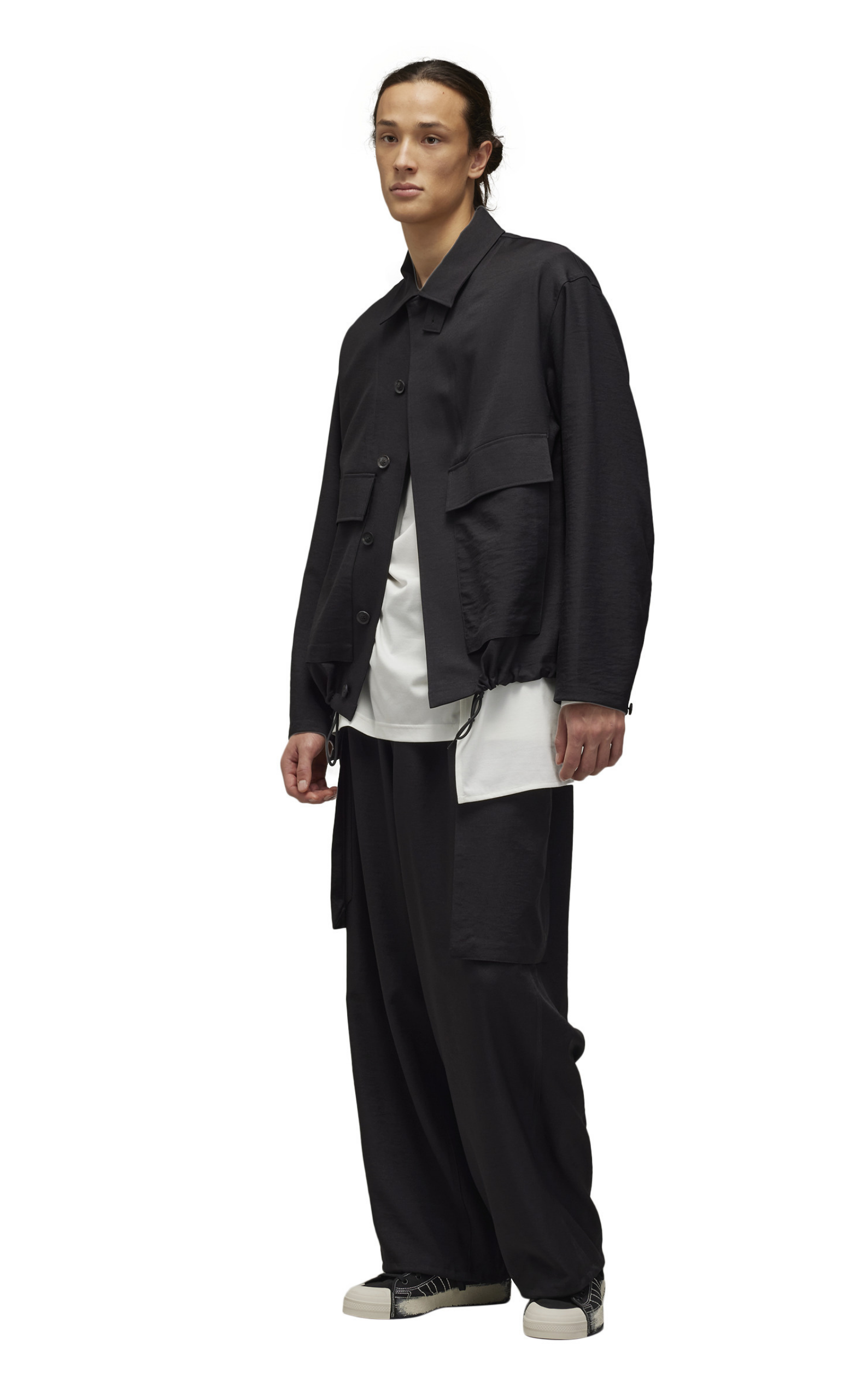 SPORT UNIFORM COACH BLACK JACKET