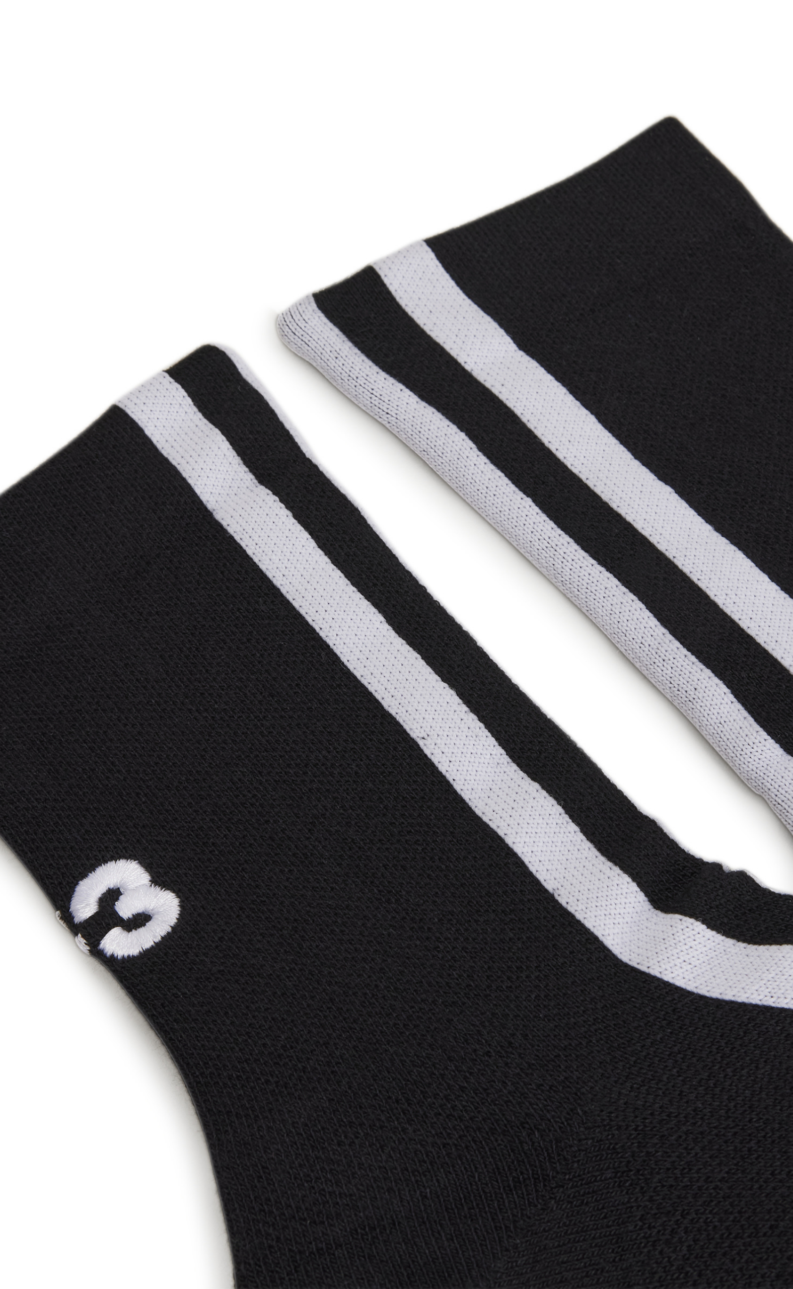STRIPES BLACK SOCKS