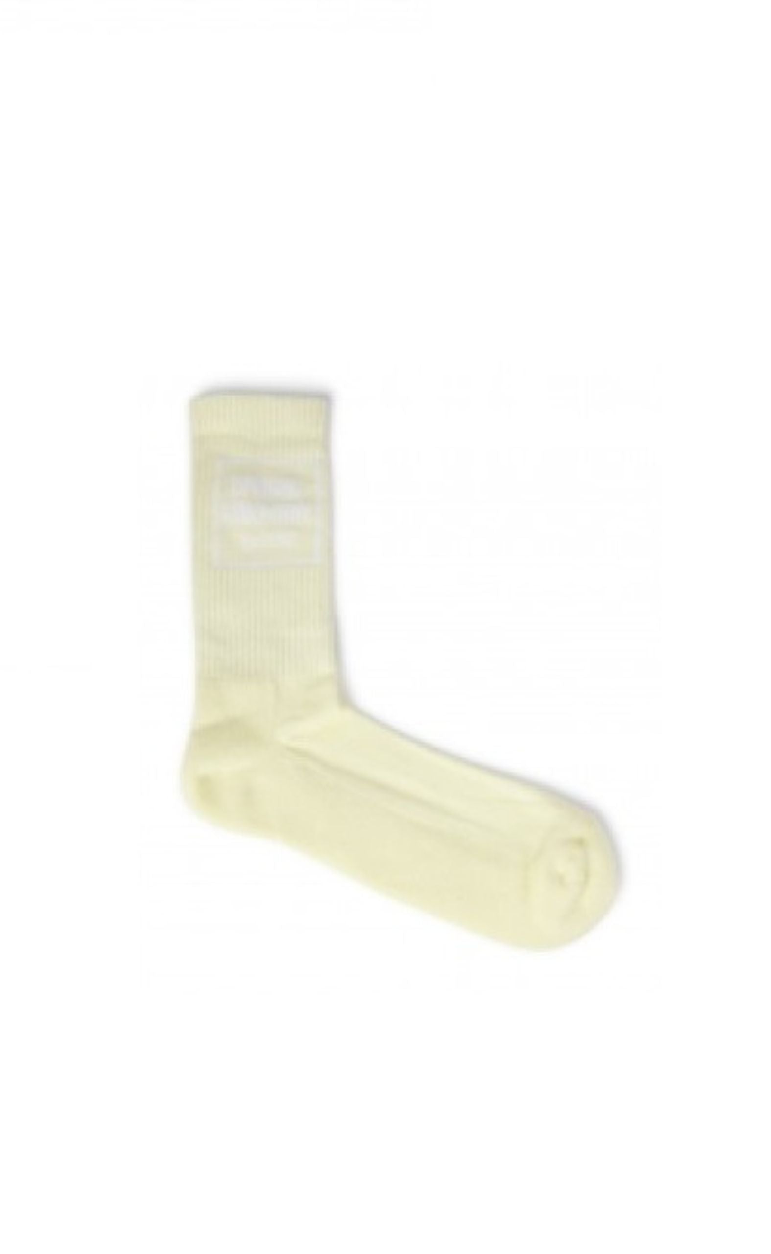 JACQ,BOX LOGO TERRY SOCKS GLAUCOSE GREEN