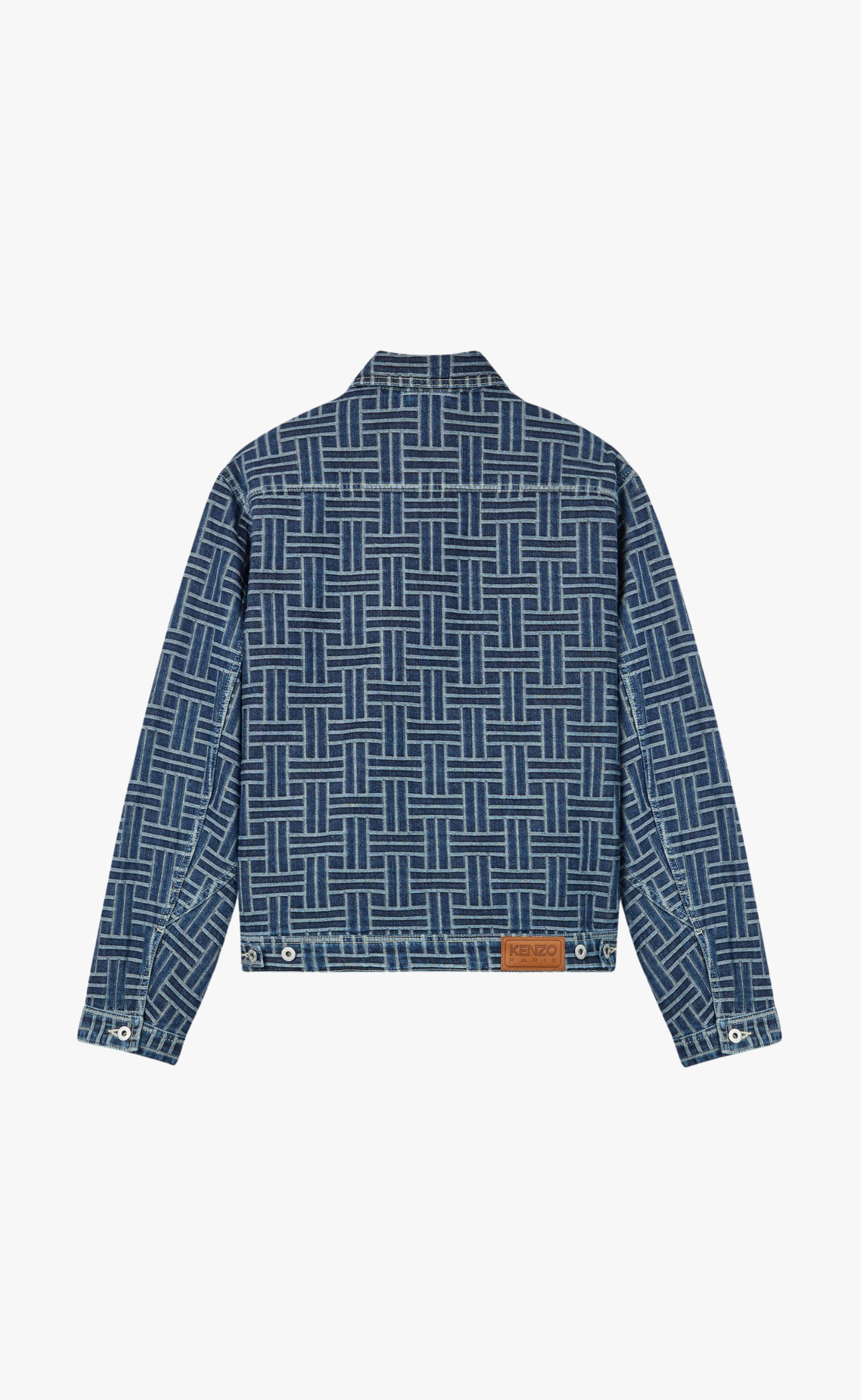 TRUCKER DENIM WEAVE BLUE DENIM JACKET