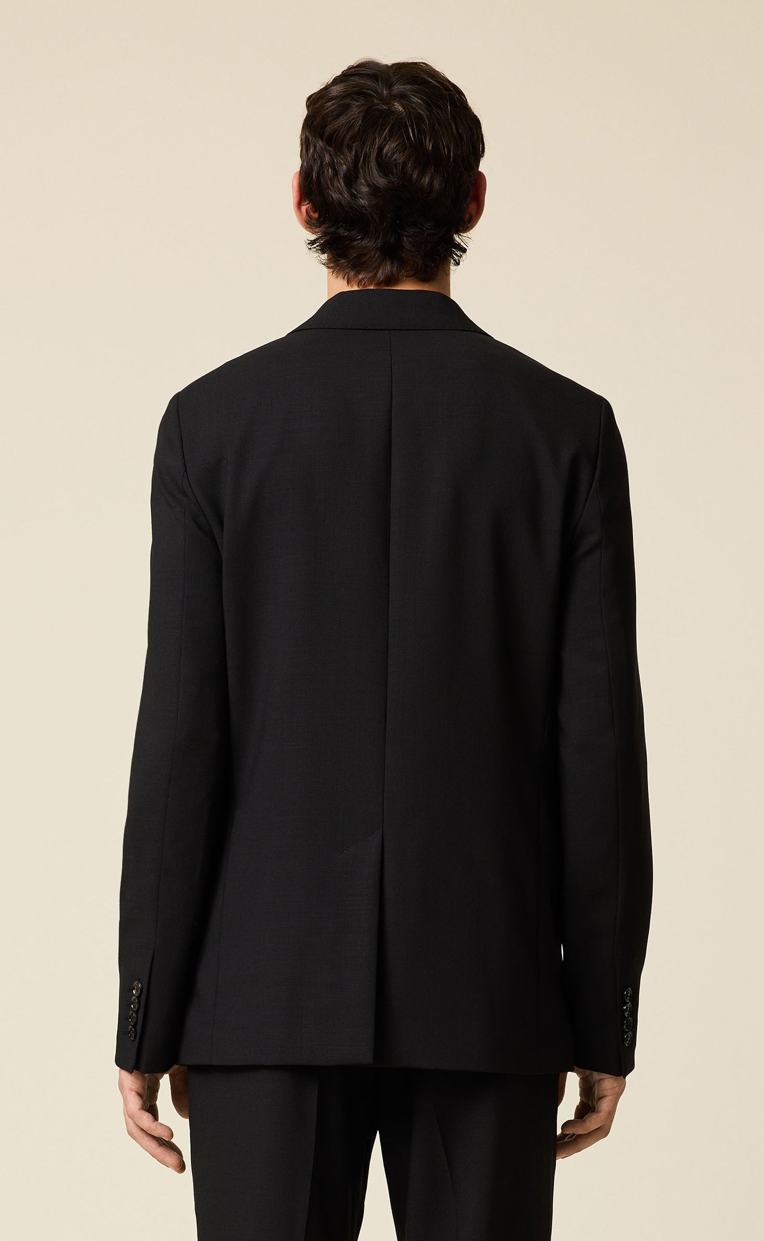 TWO BUTTONS BLACK BLAZER