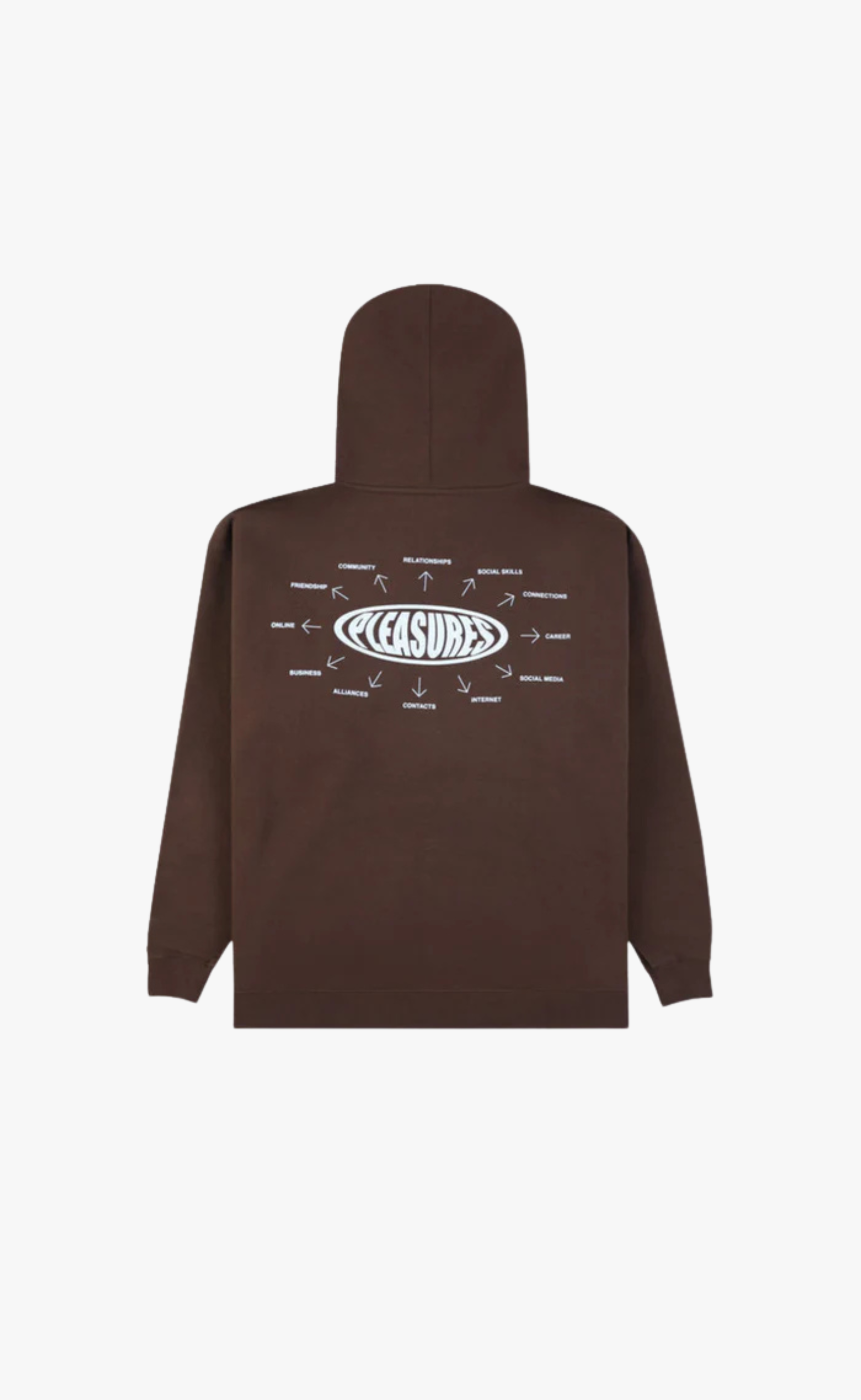 OVERVIEW BROWN HOODIE