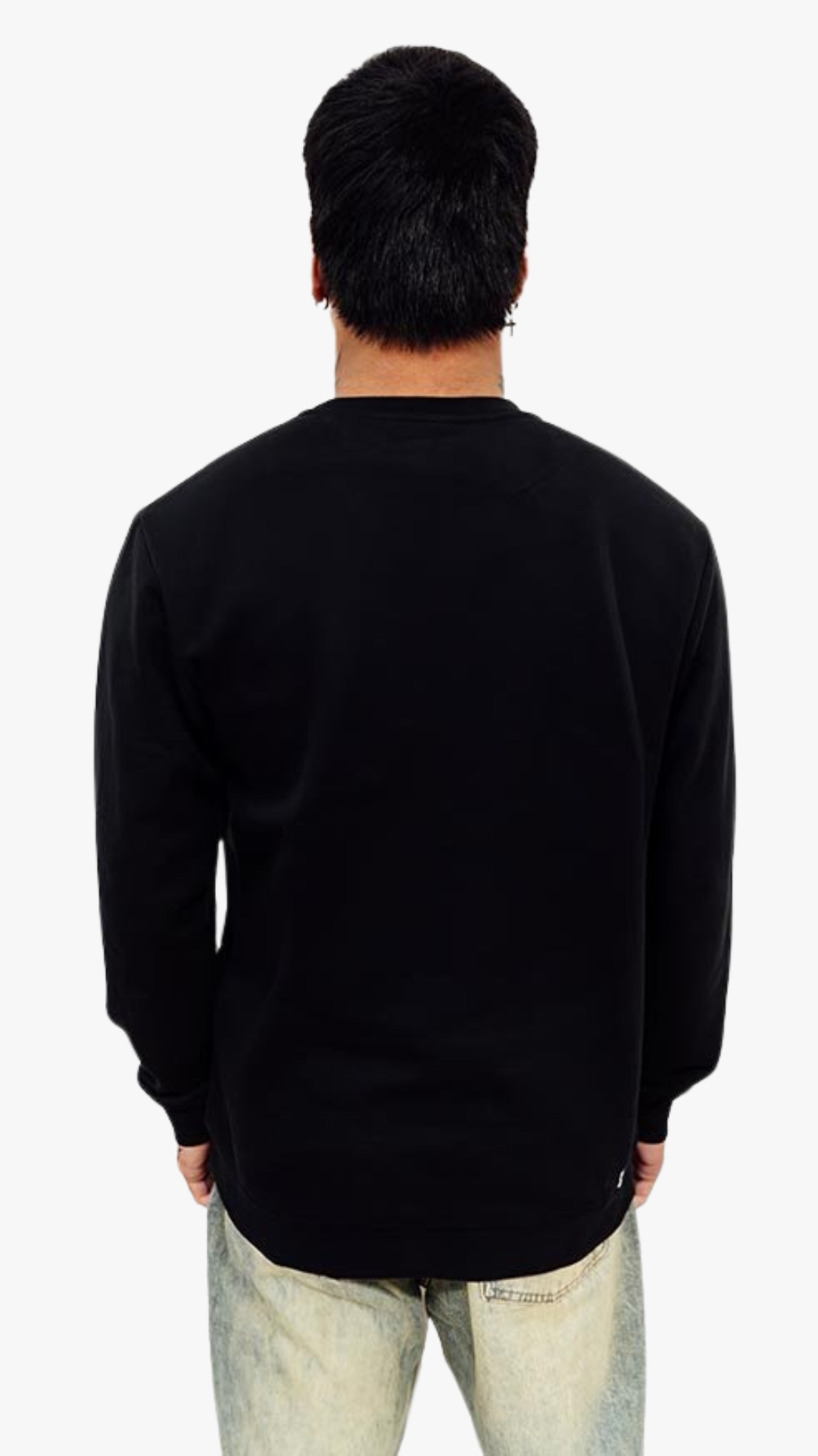 MIDNIGHT BEHIND BLACK CREWNECK