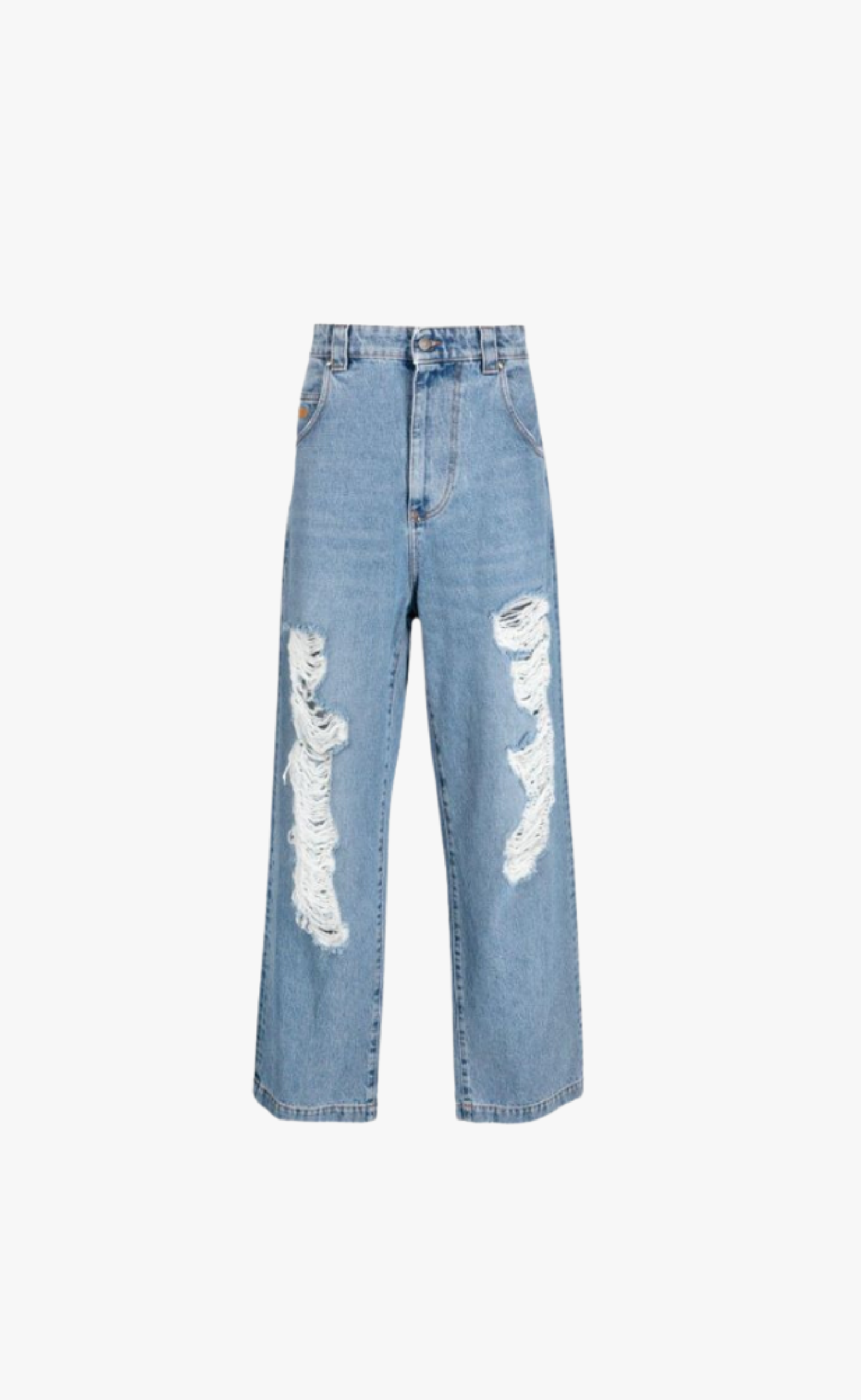 DISTRESSED LIGHT BLUE JEANS