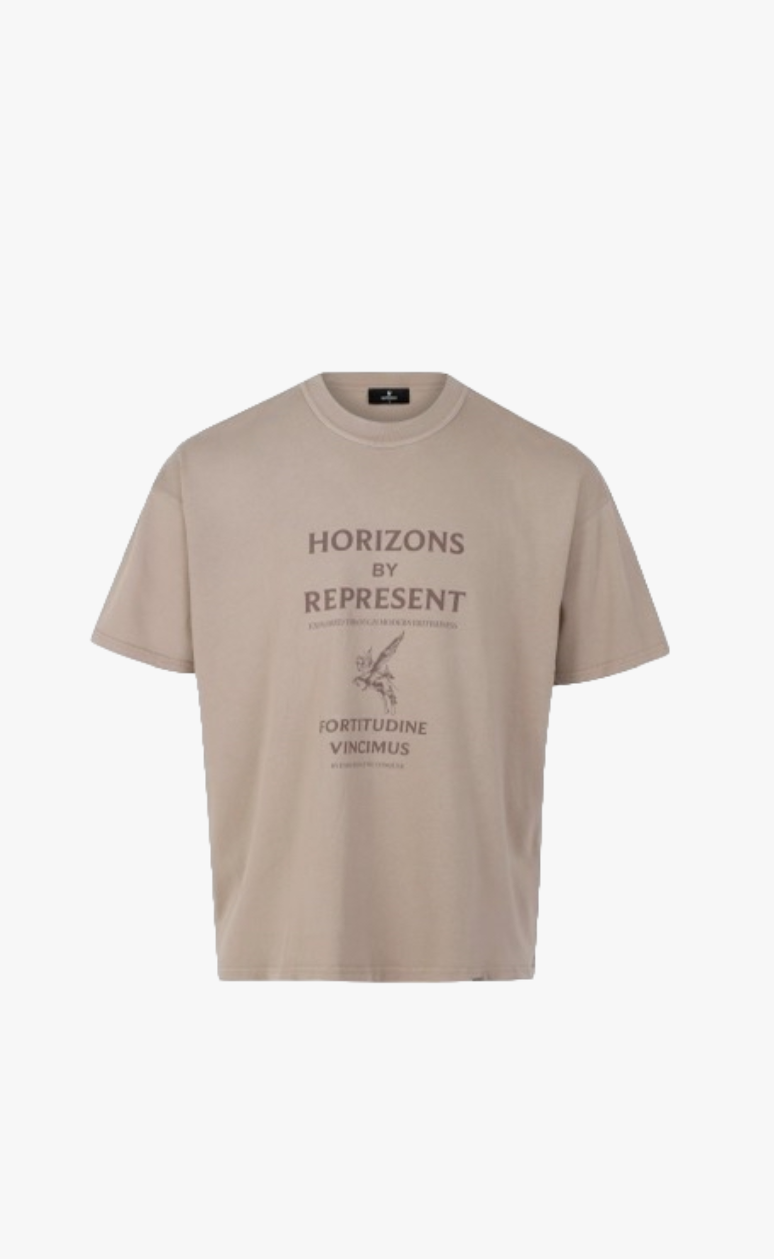 HORIZONS WASHED TAUPE T-SHIRT