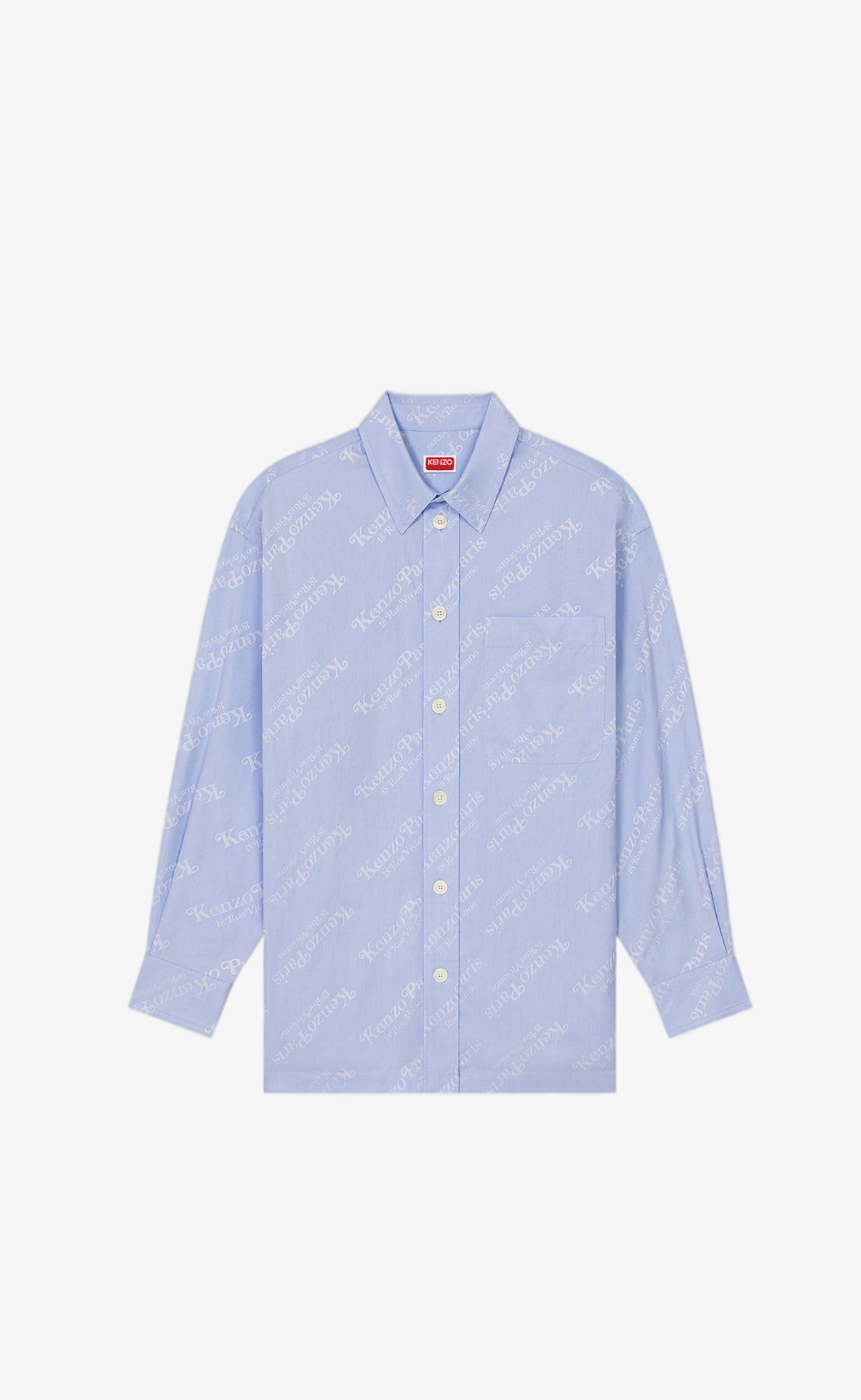 KENZO BY VERDY OVERSIZED SKY BLUE SHIRT
