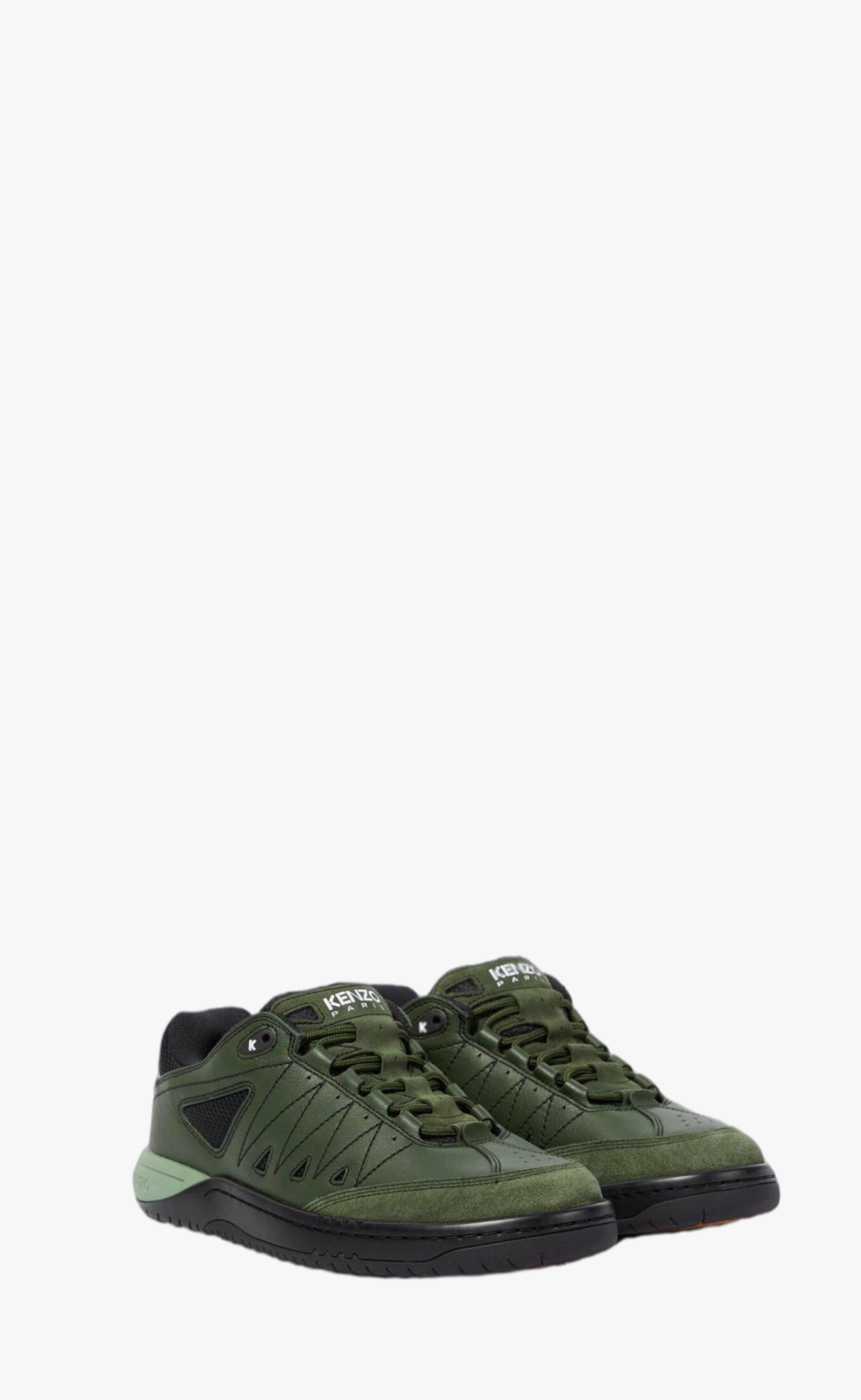 KENZO PXT LOW TOP DARK KHAKI SNEAKER
