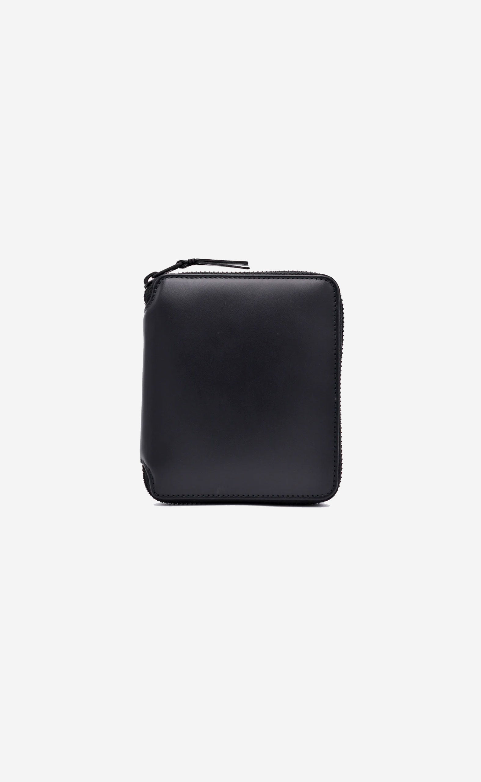 VERY BLACK CLASSIC LEATHER FULL ZIP AROUND WALLET