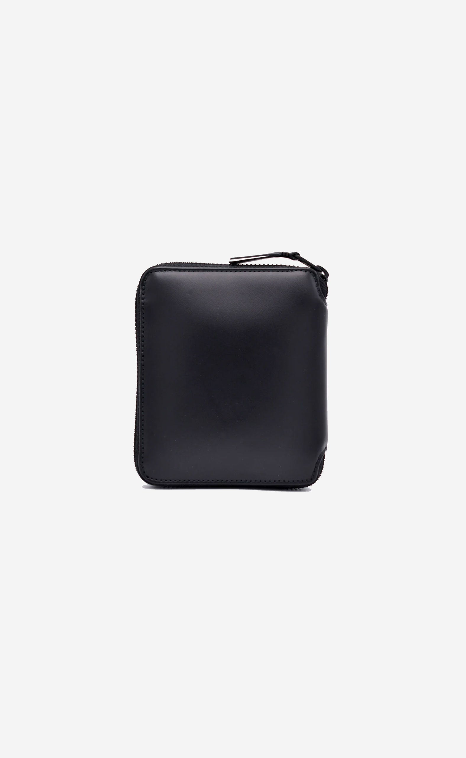 VERY BLACK CLASSIC LEATHER FULL ZIP AROUND WALLET