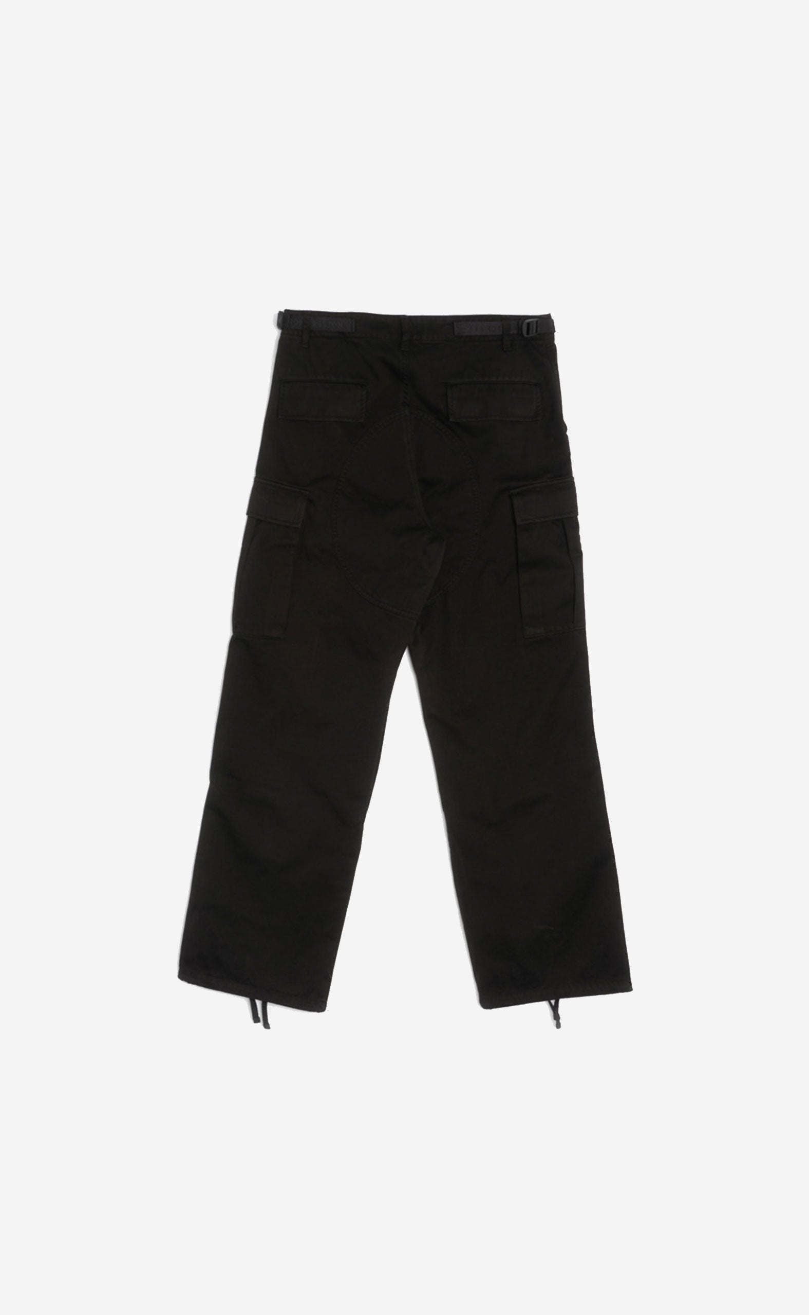 VINTAGE WASH CARGO PANTS BLACK