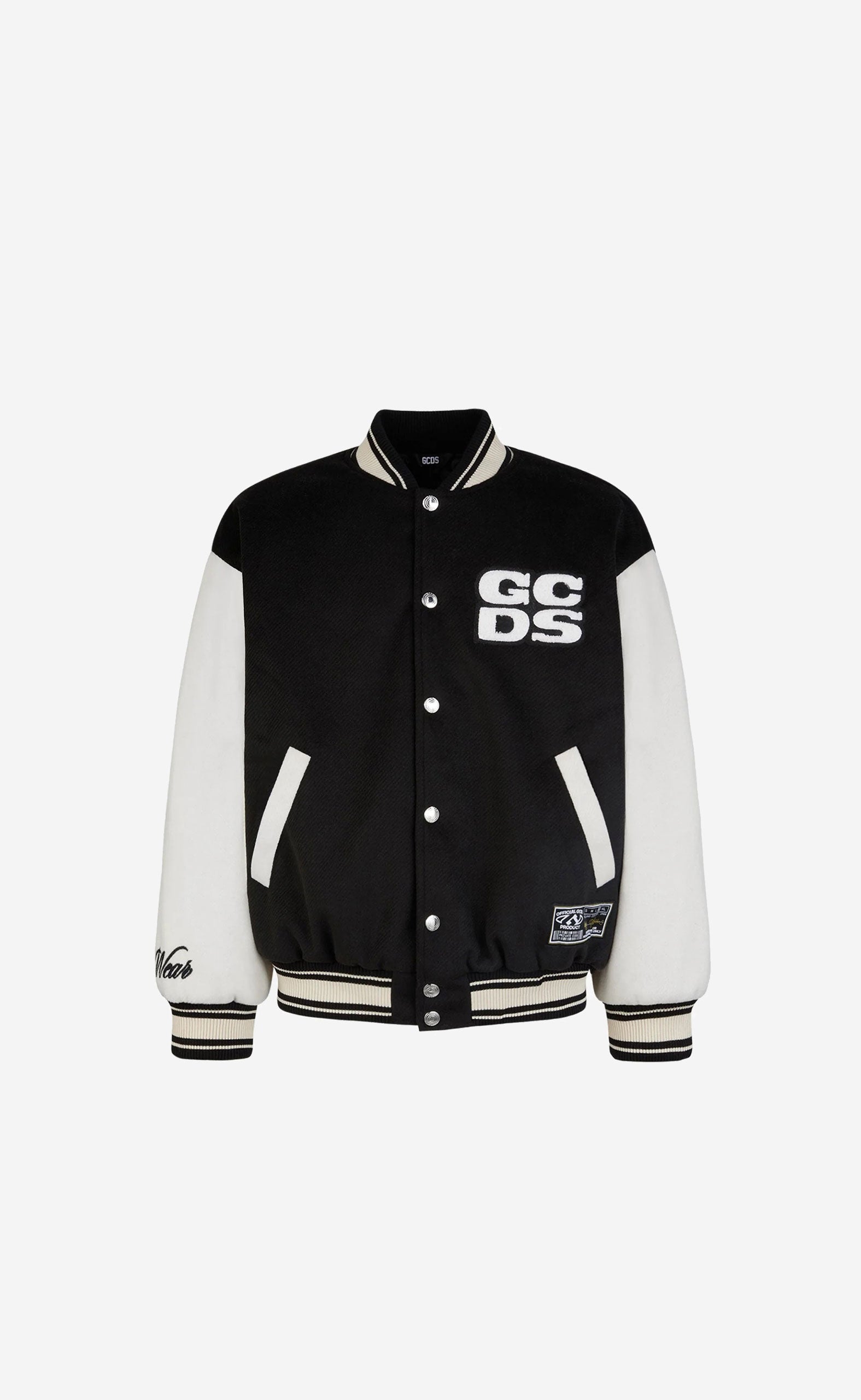 WIRDO VARSITY BOMBER BLACK