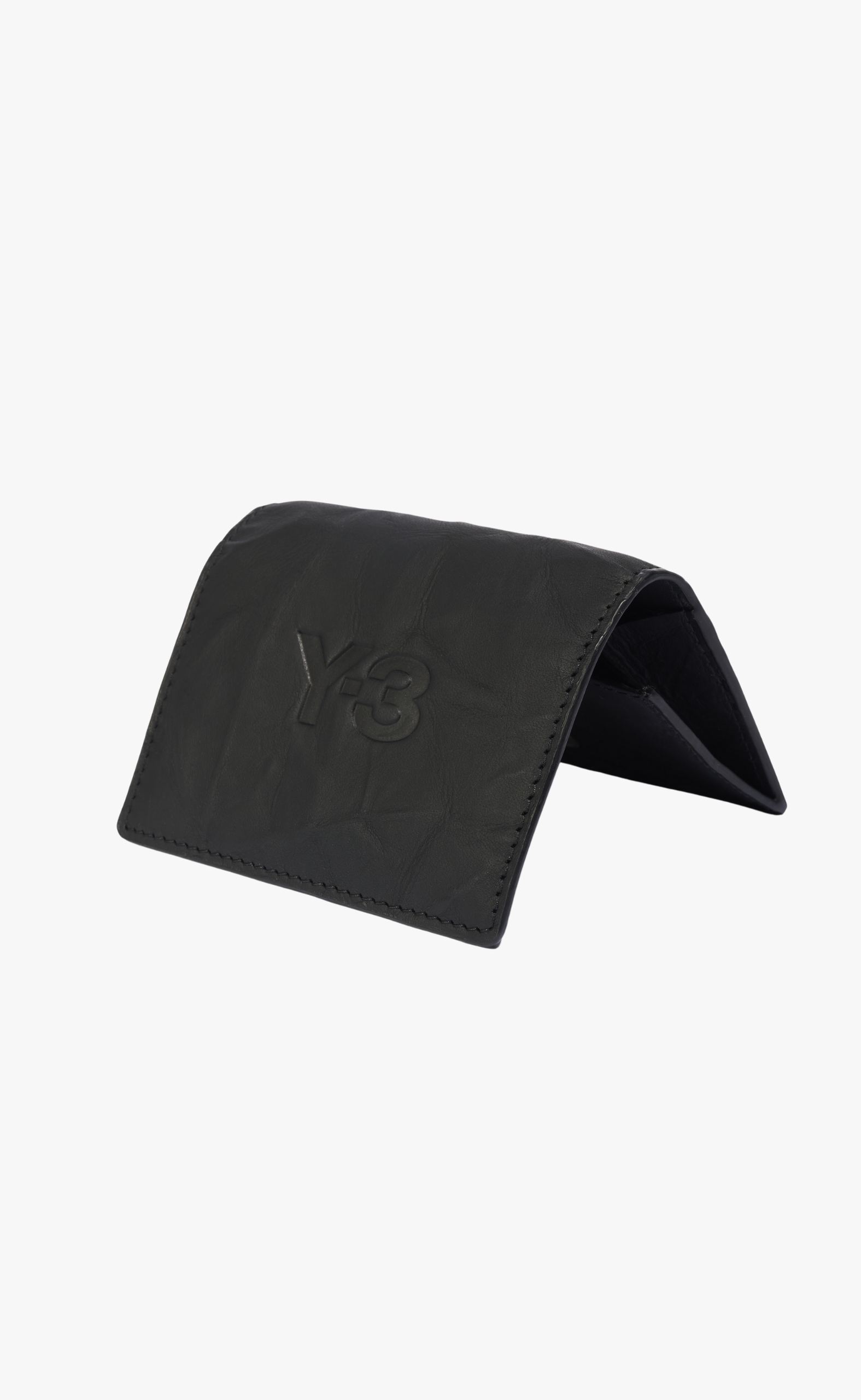 Y-3 CARD HOLDER BLACK WALLET