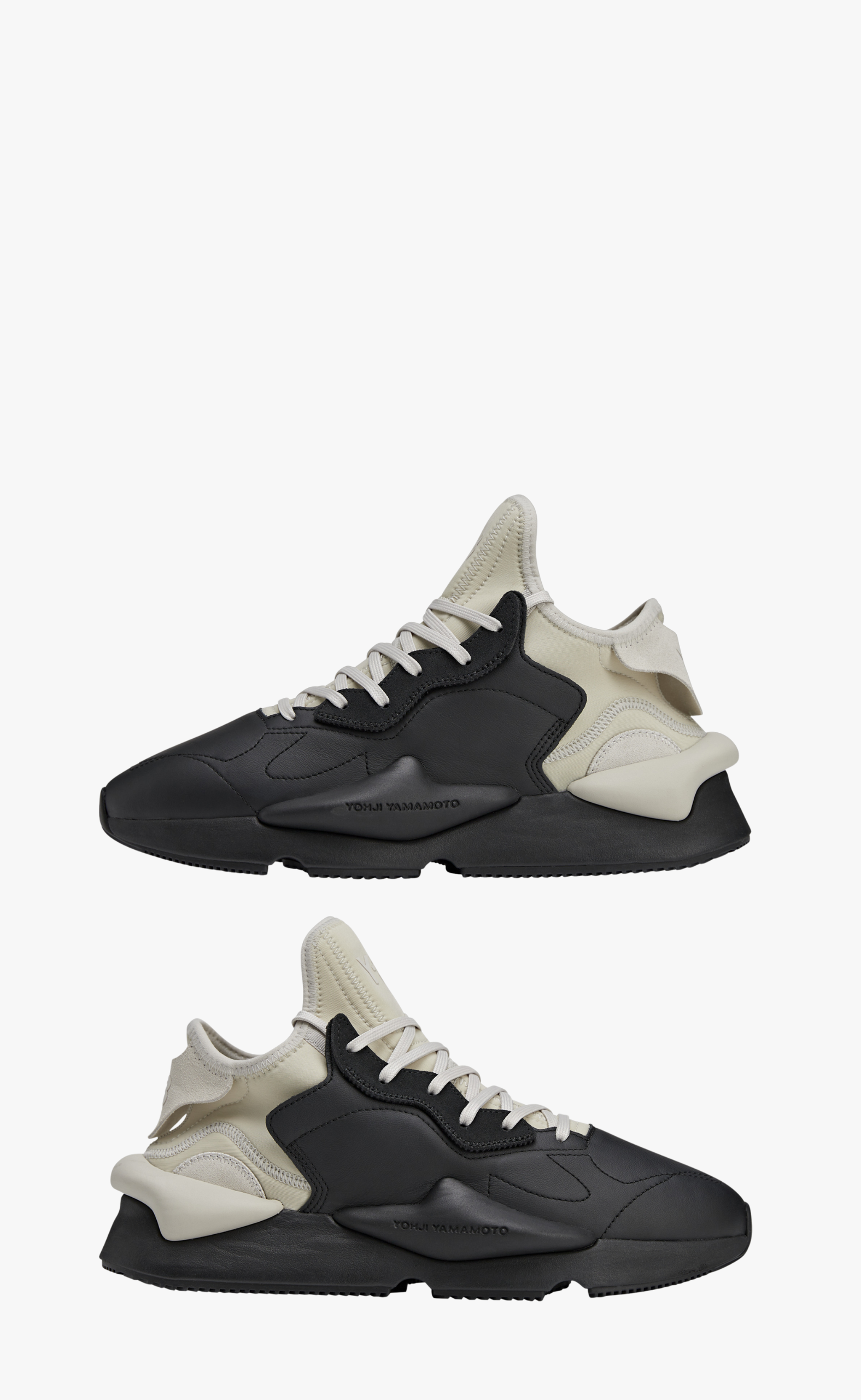 Y-3 KAIWA BLACK WHITE SNEAKER