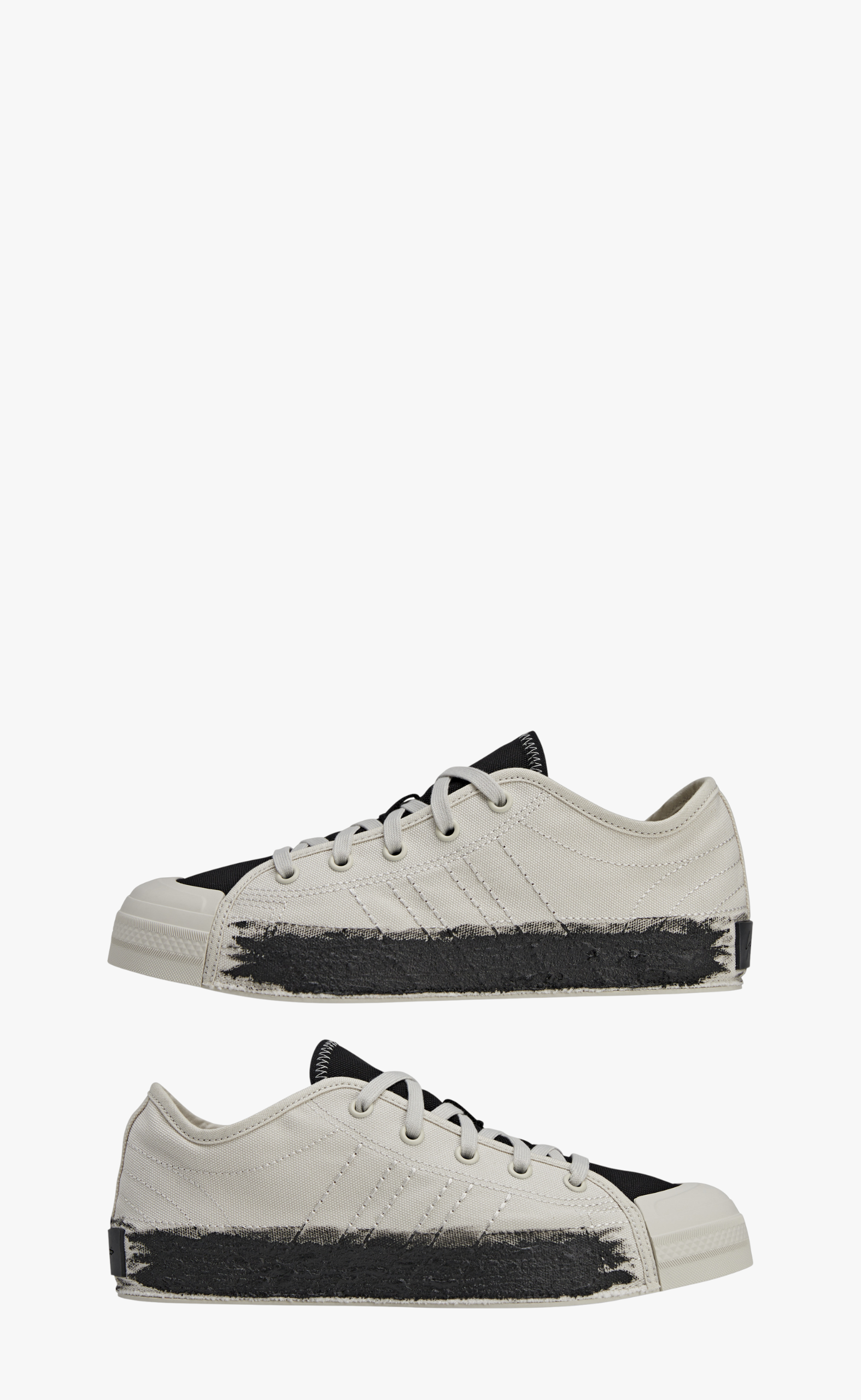 Y-3 NIZZA LO WHITE BLACK SNEAKER