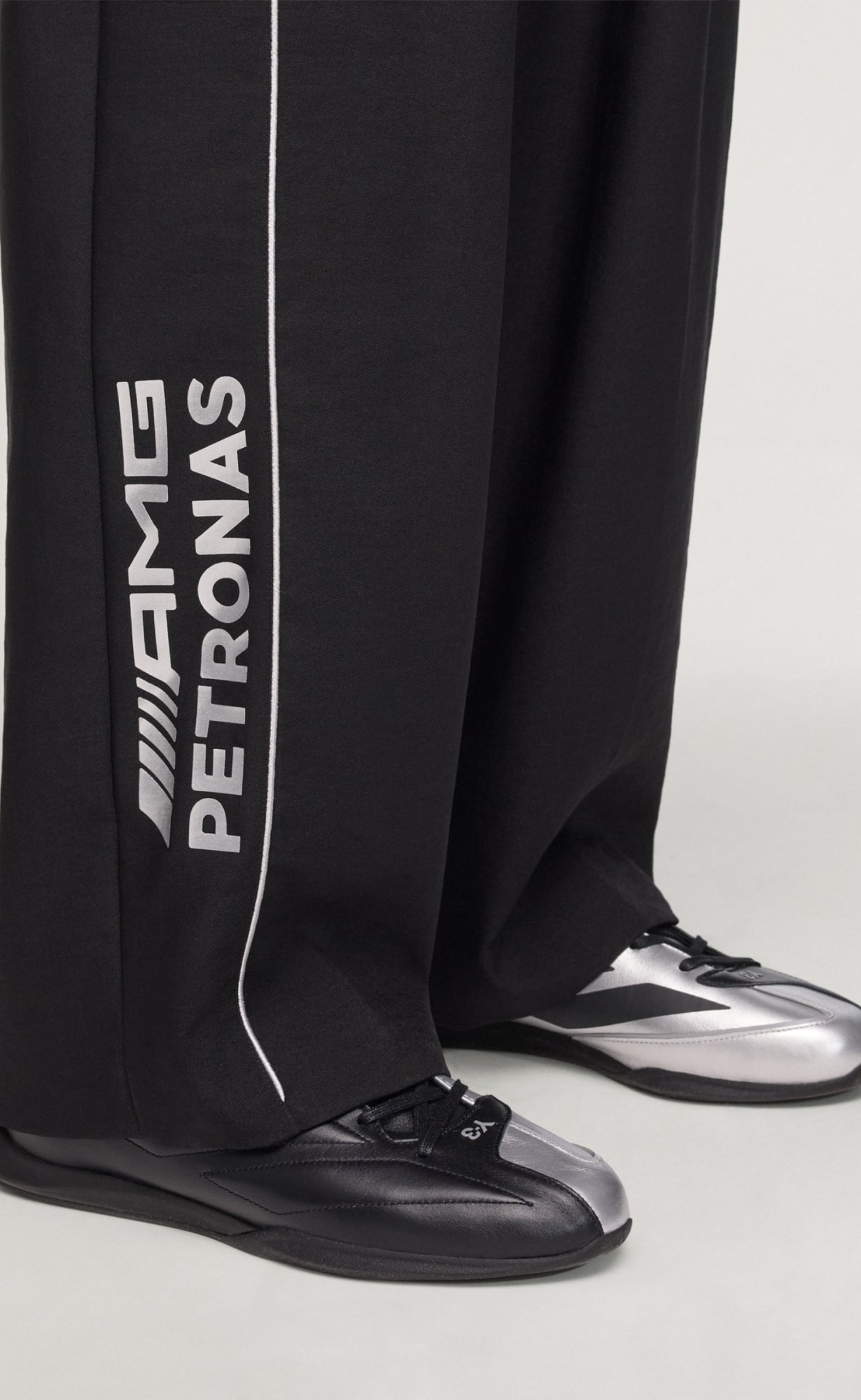 F1 MERCEDES BLACK TRACK PANTS