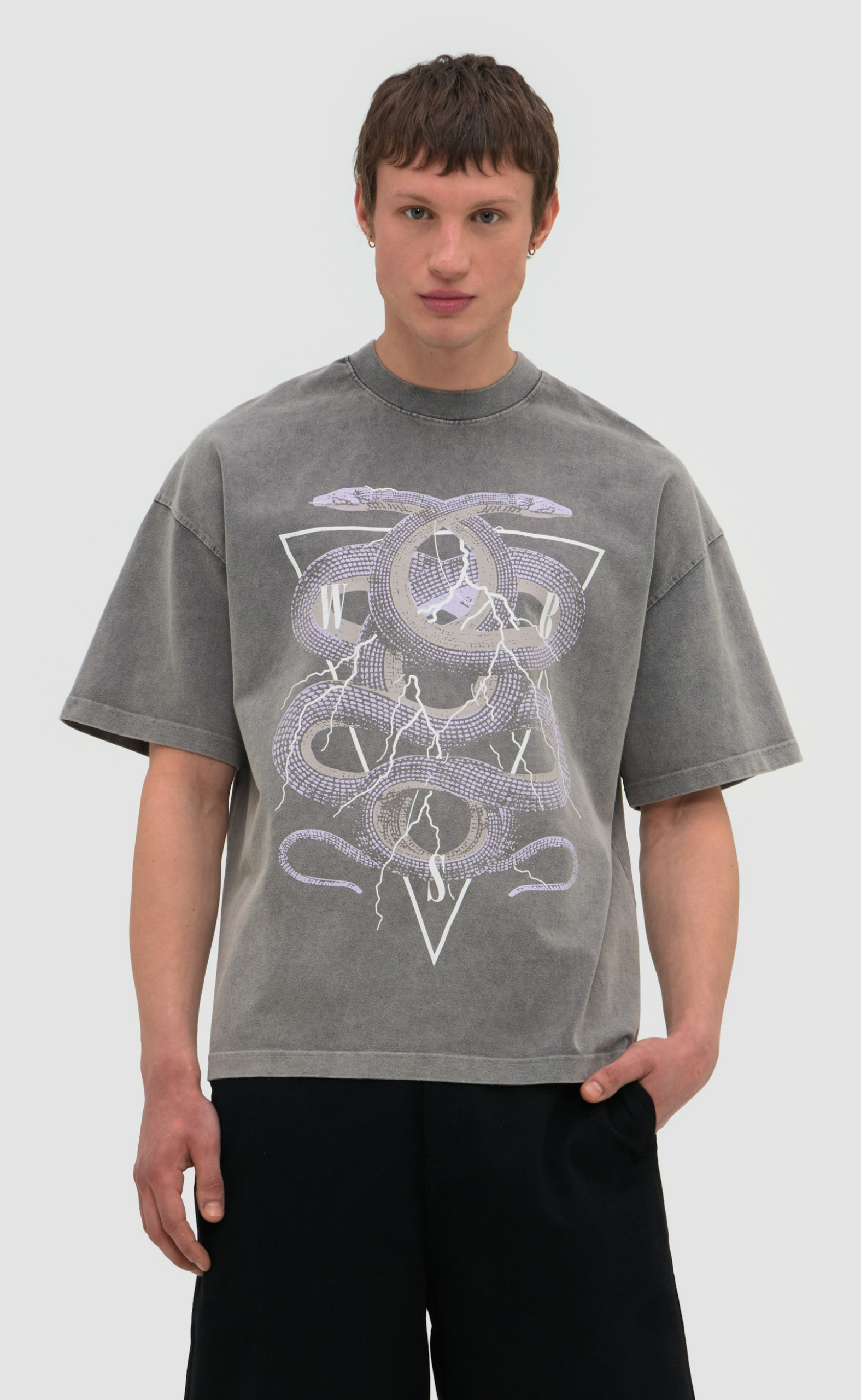 SERPANT GRAY VINTAGE T-SHIRT