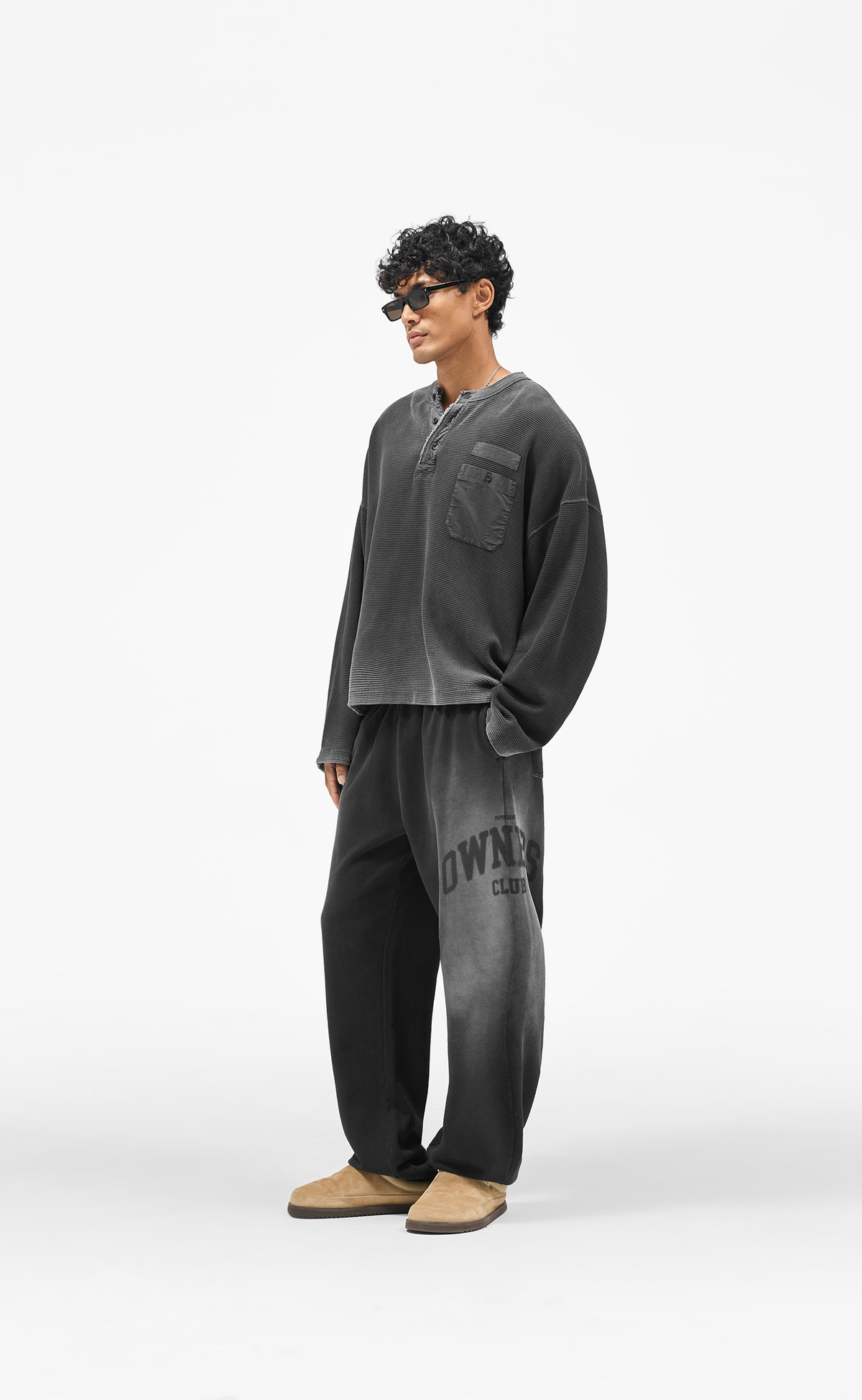 OWNERS VINTAGE BLACK SWEATPANTS