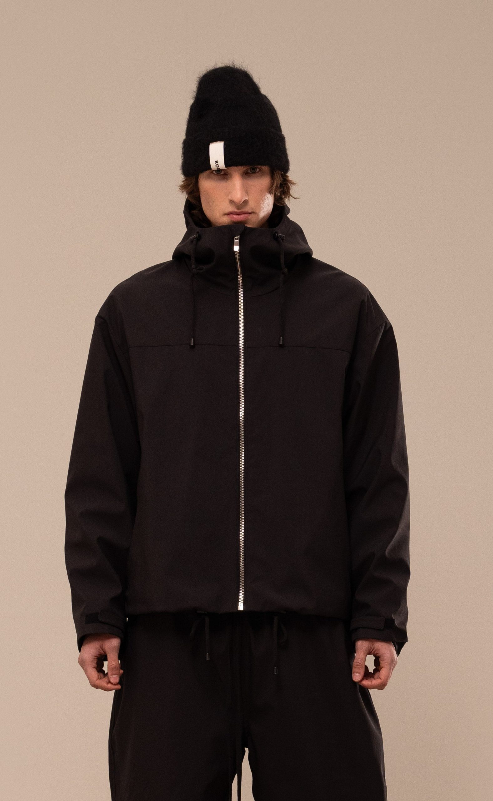 SIGNATURE RAIN BLACK JACKET