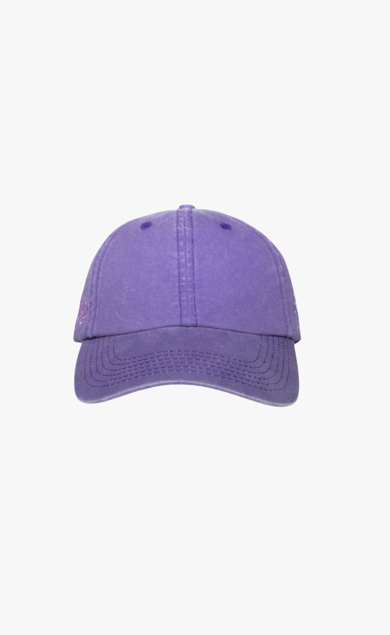 SCRAWL POLO EGGPLANT HAT