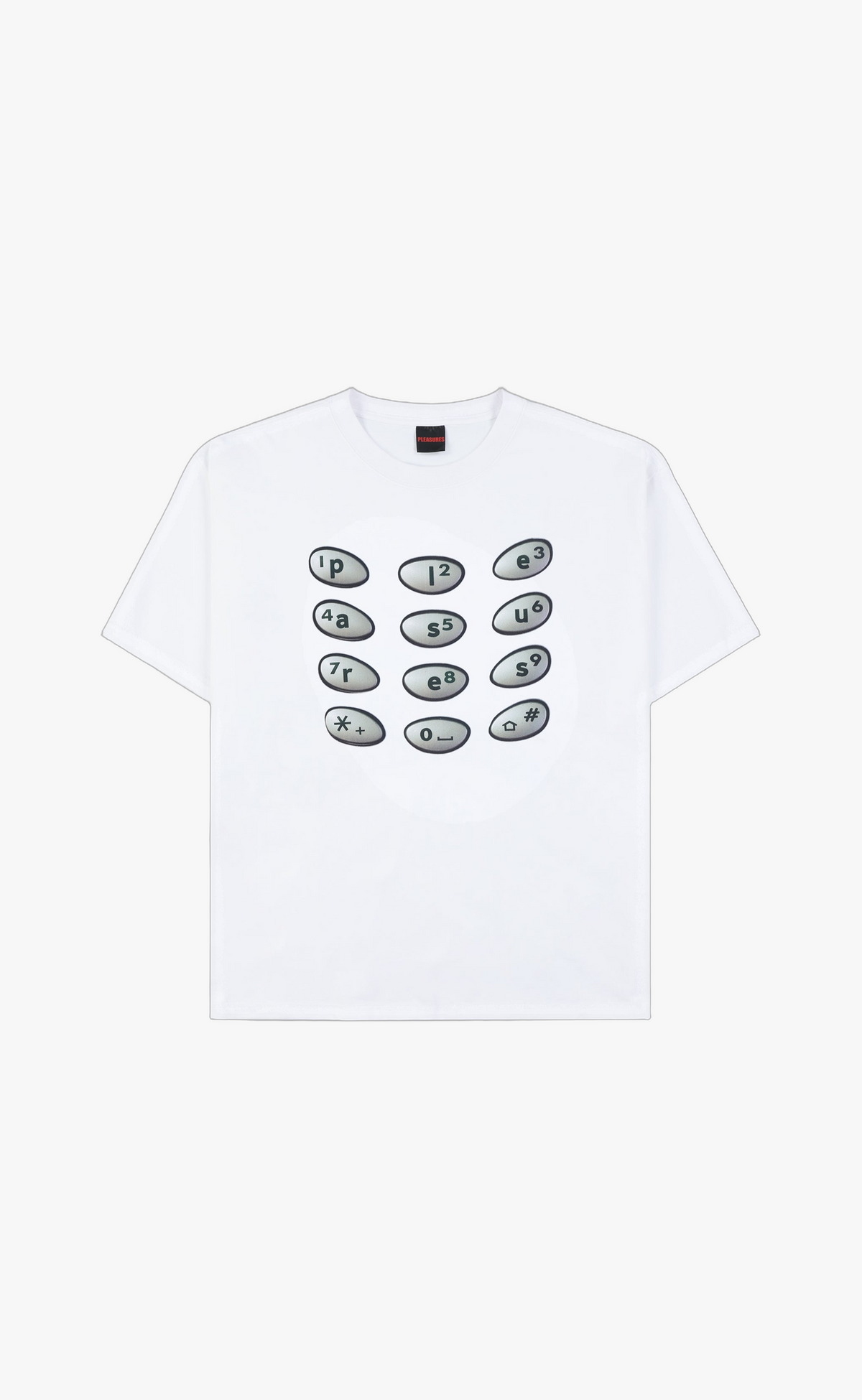 BUTTONS WHITE T-SHIRT