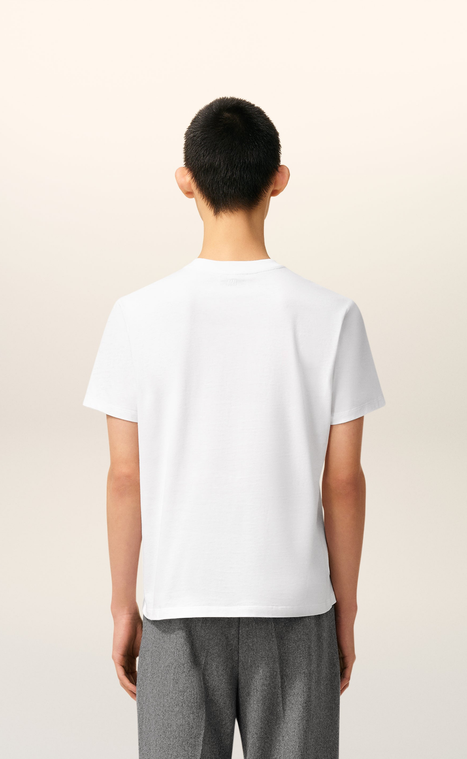JERSEY CONTRASTED ADC WHITE T-SHIRT