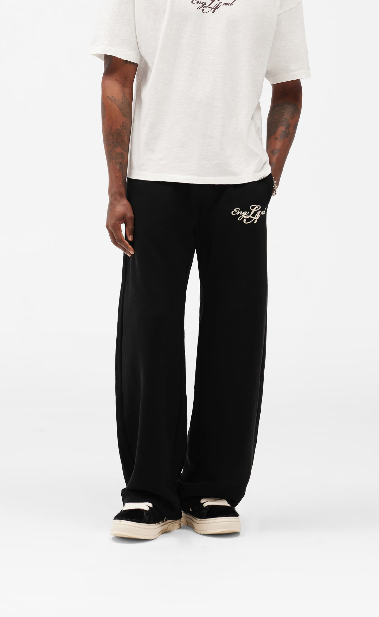 ENGLAND JET BLACK SWEATPANTS