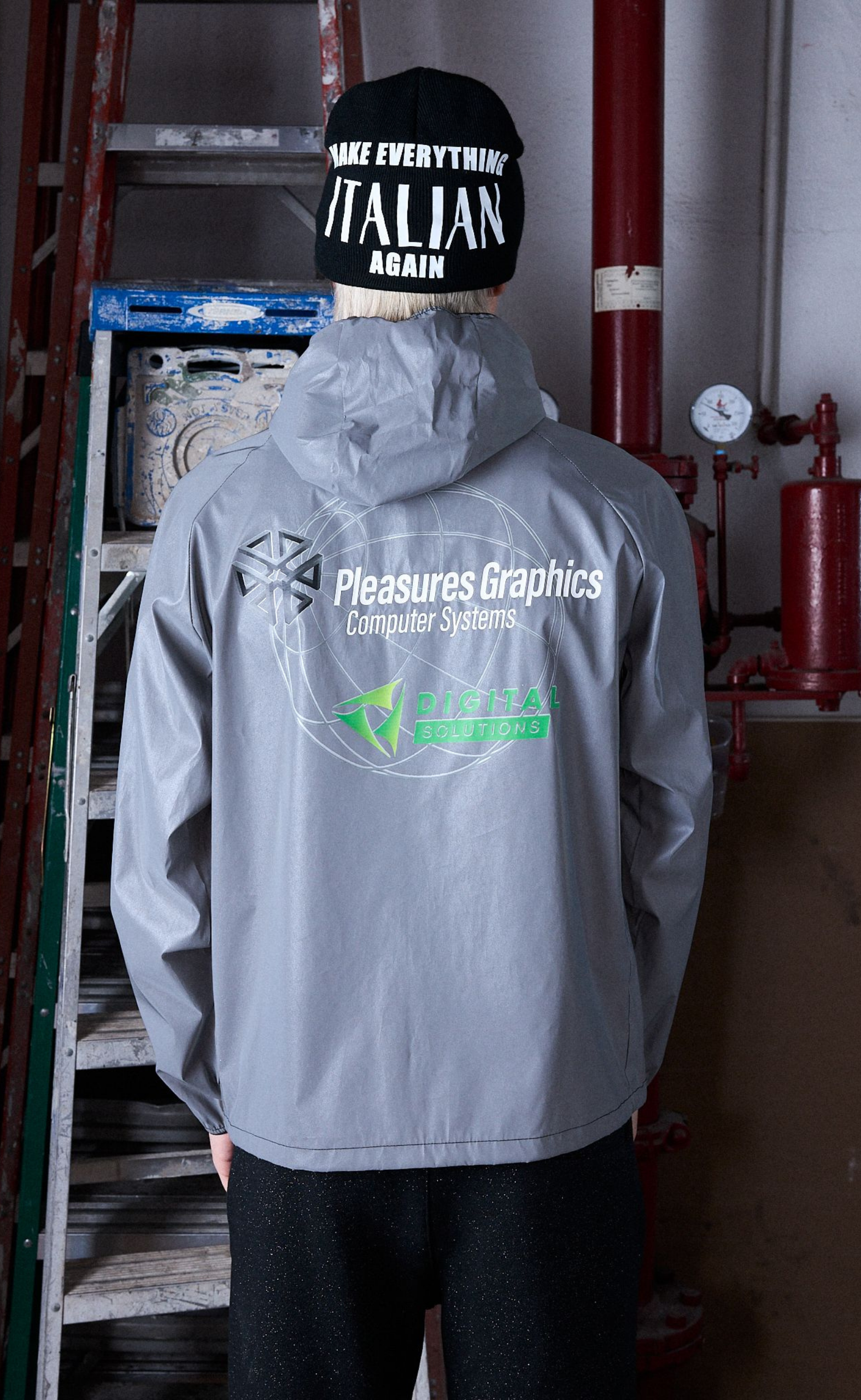 SYSTEM REFLECTIVE GREY JACKET