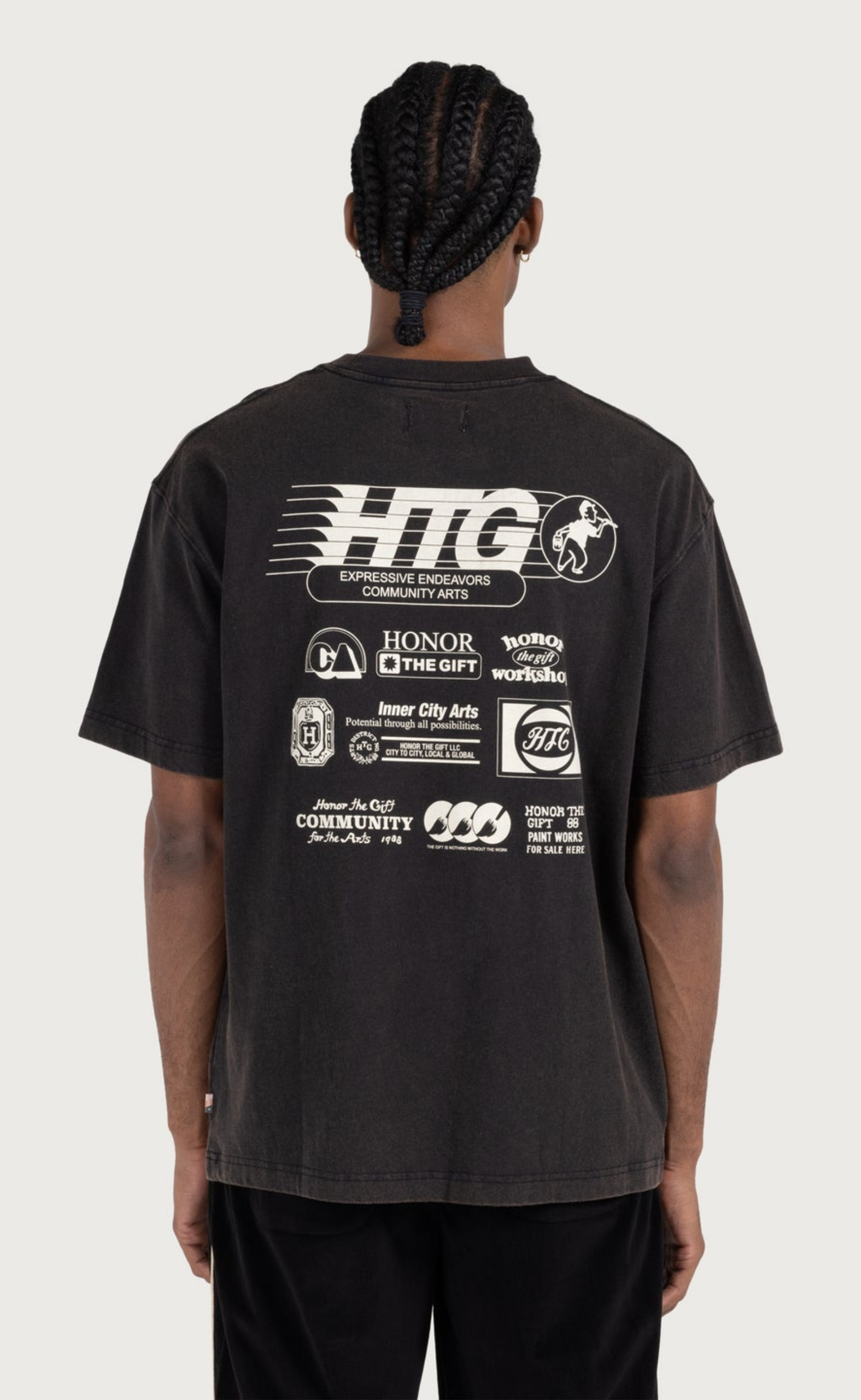 PAINT WORKS BLACK T-SHIRT