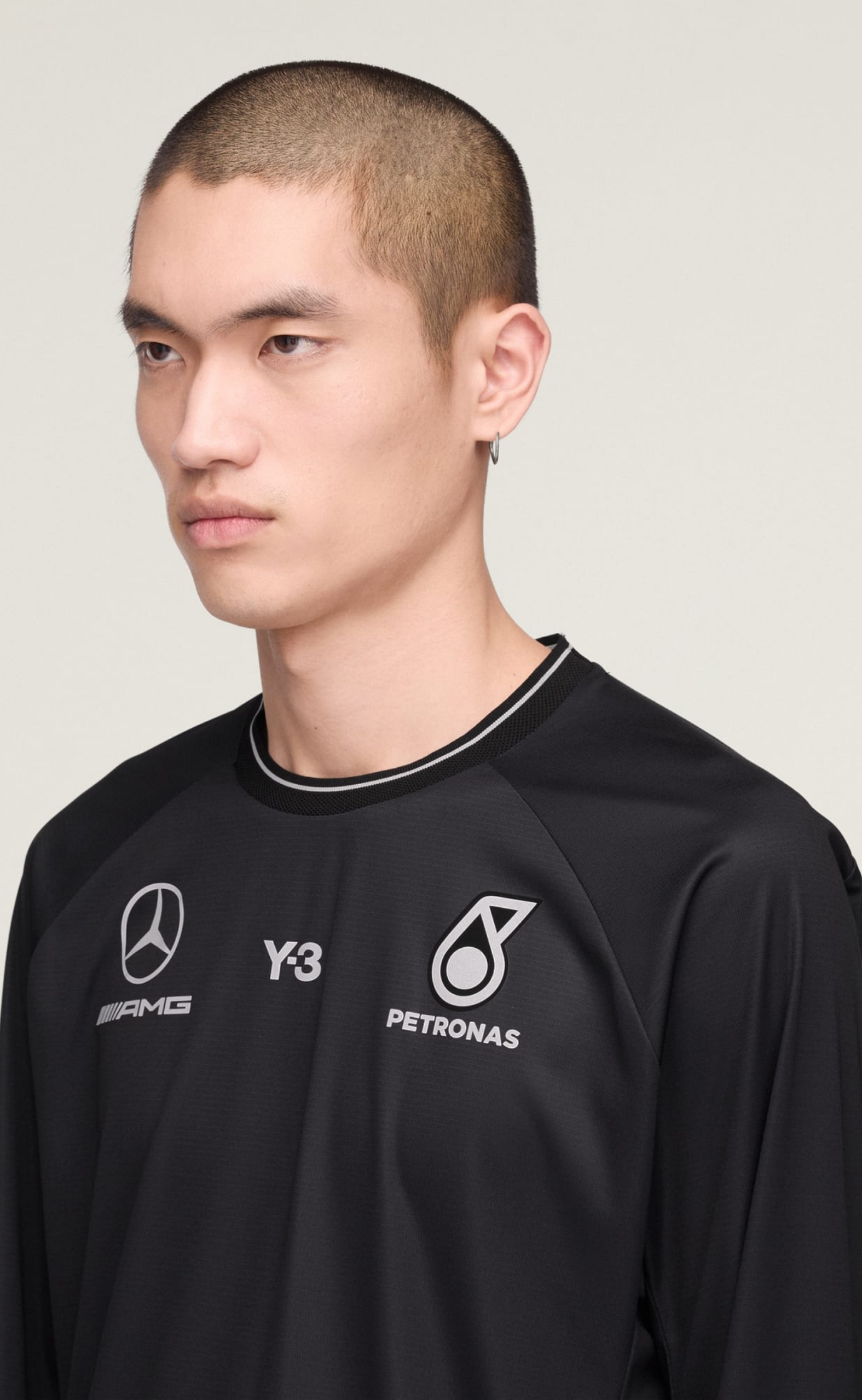 F1 MERCEDES MECHANIC BLACK LONGSLEEVE