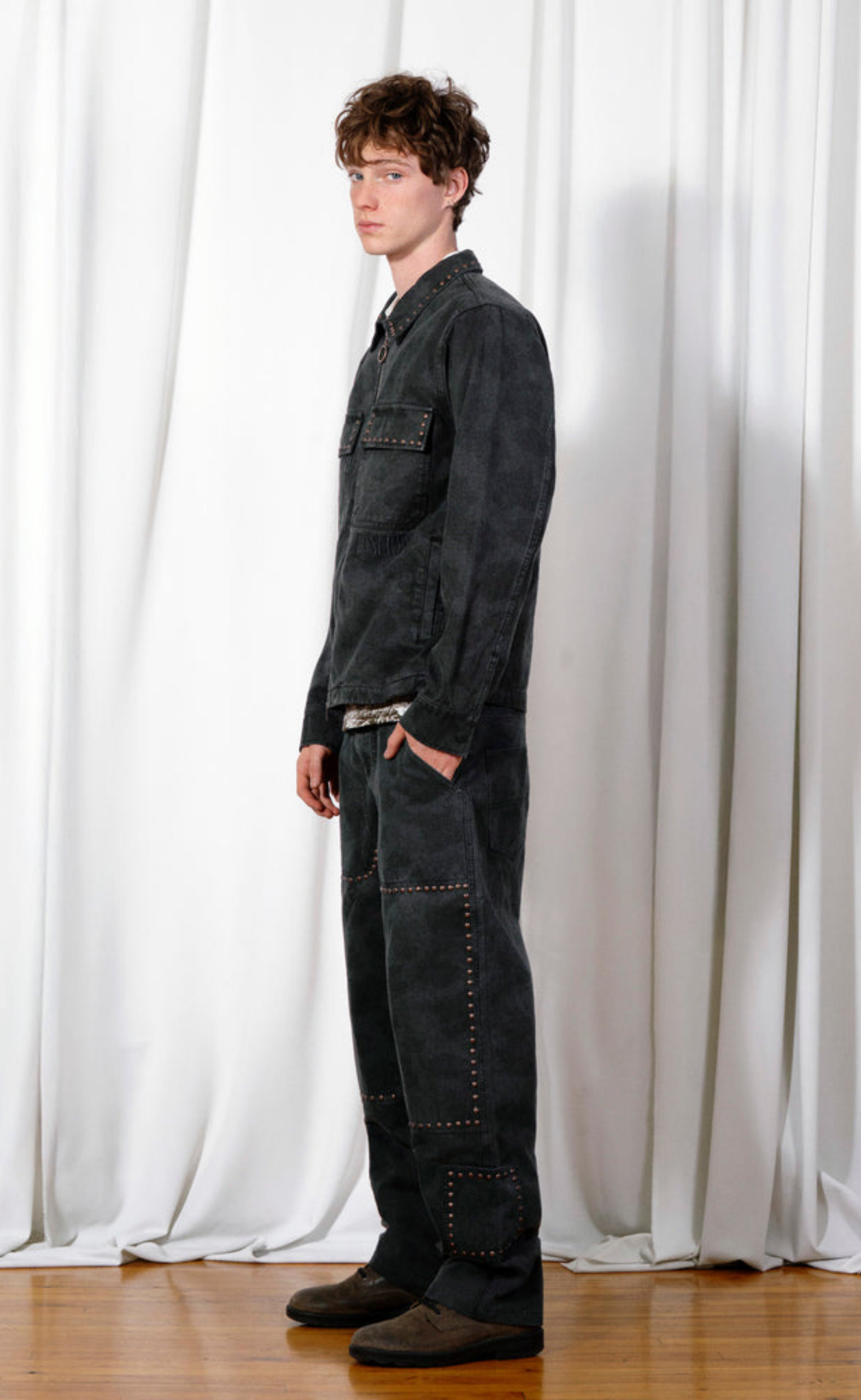 COWHIDE WORK BLACK JACKET