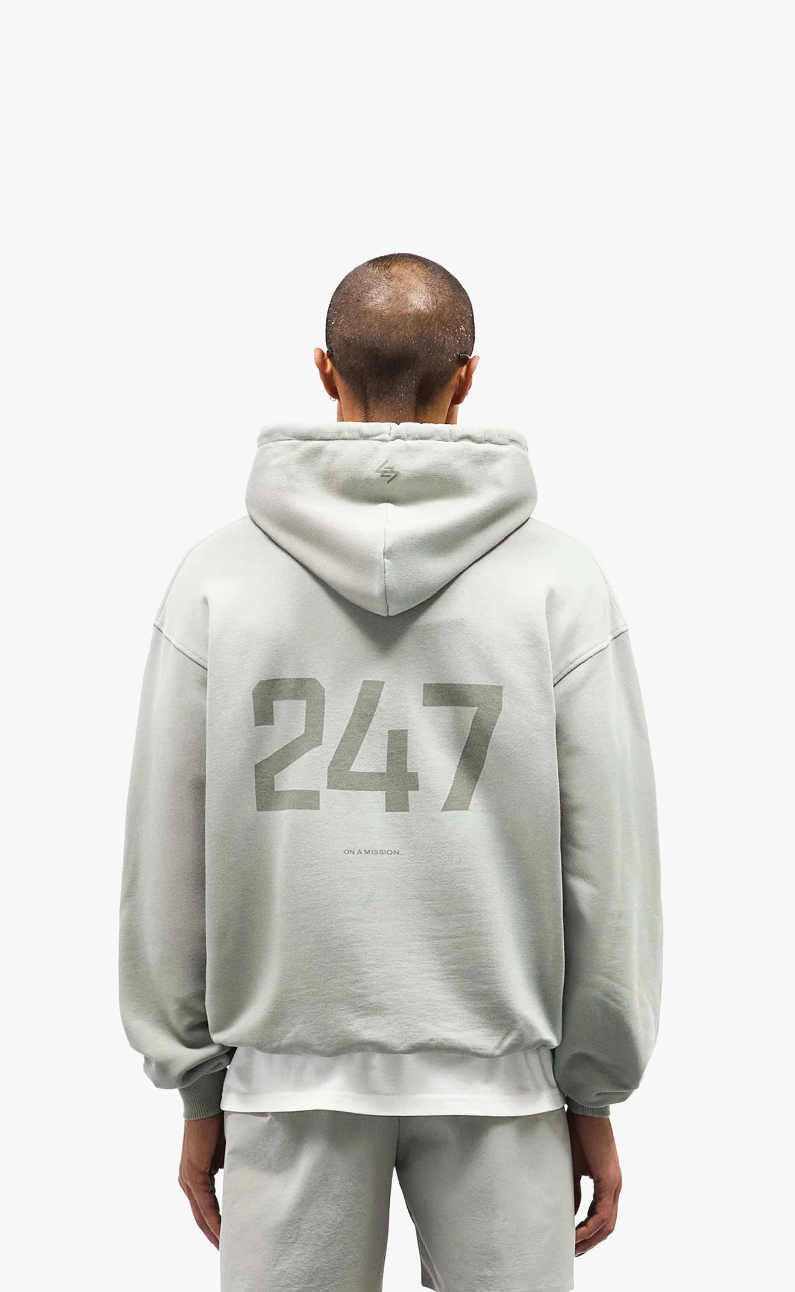 247 OVERSIZED SAGE HOODIE