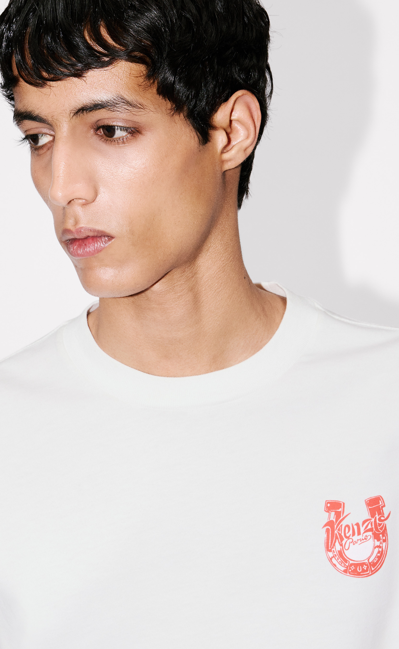 GOTS KENZO LUCKY HORSES RELAXS OFF WHITE LONGSLEEVE