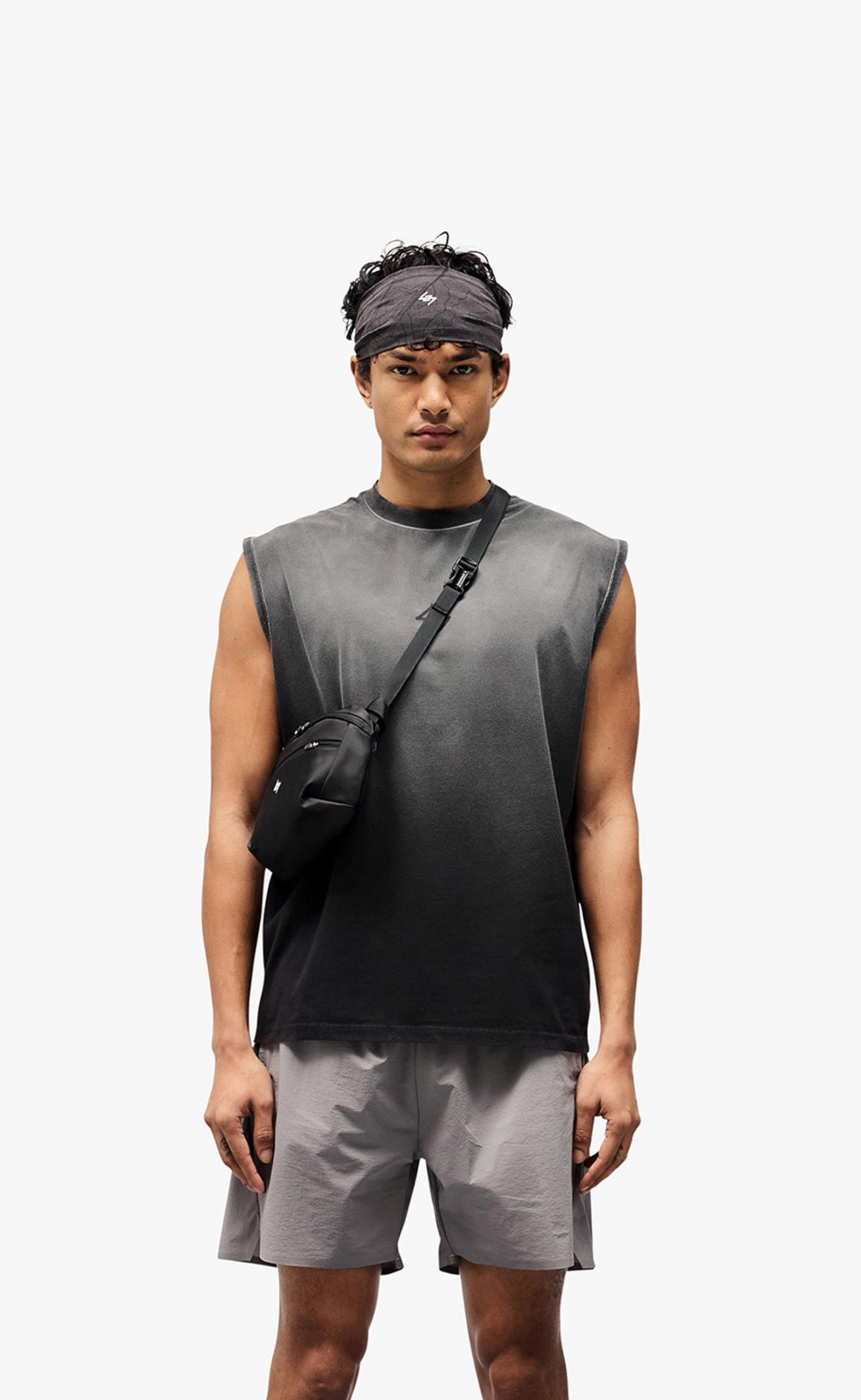 247 MOTION OVERSIZED AGED BLACK T-SHIRT