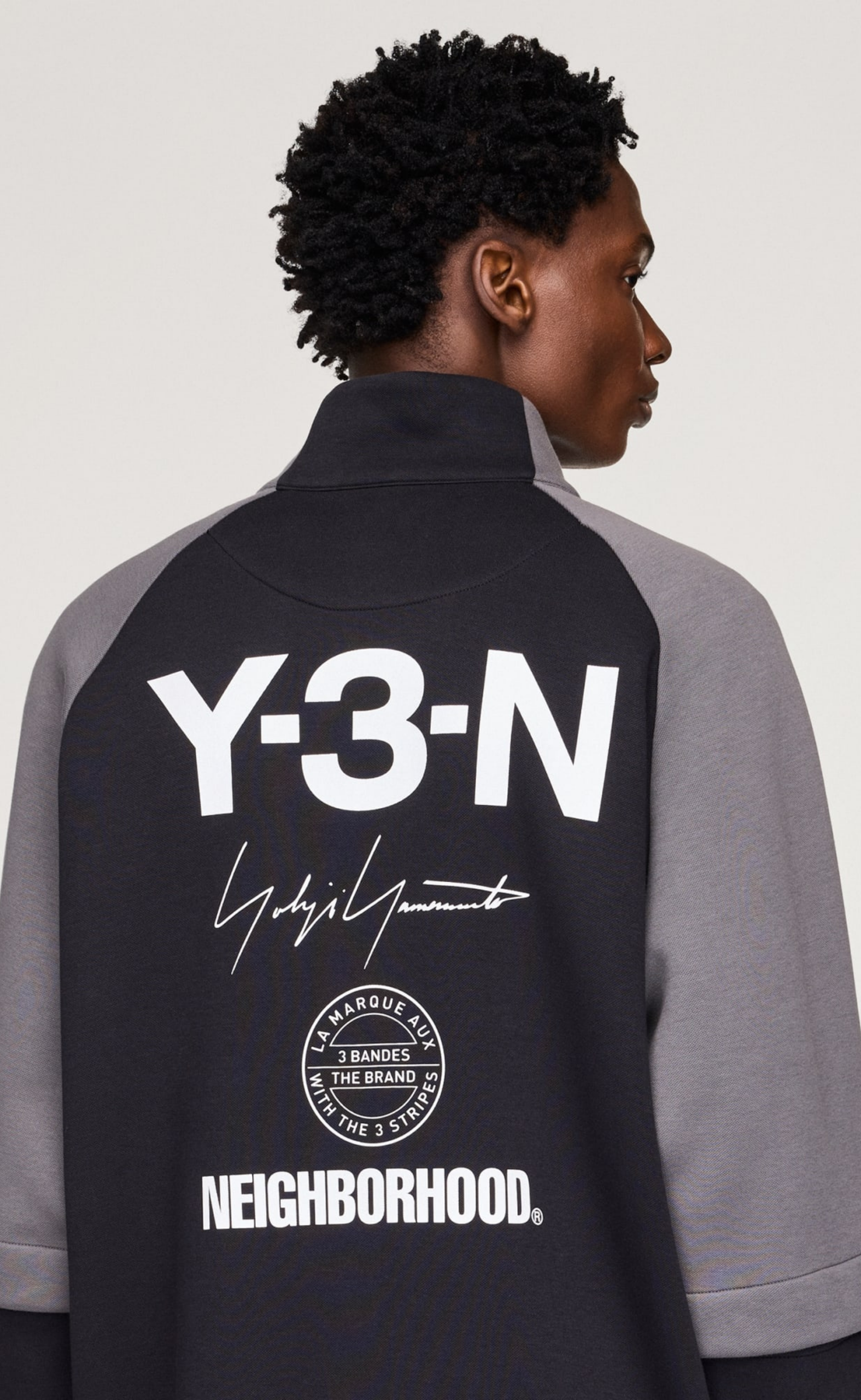 Y-3 NBHD TRACK TOP BLACK HOODIE