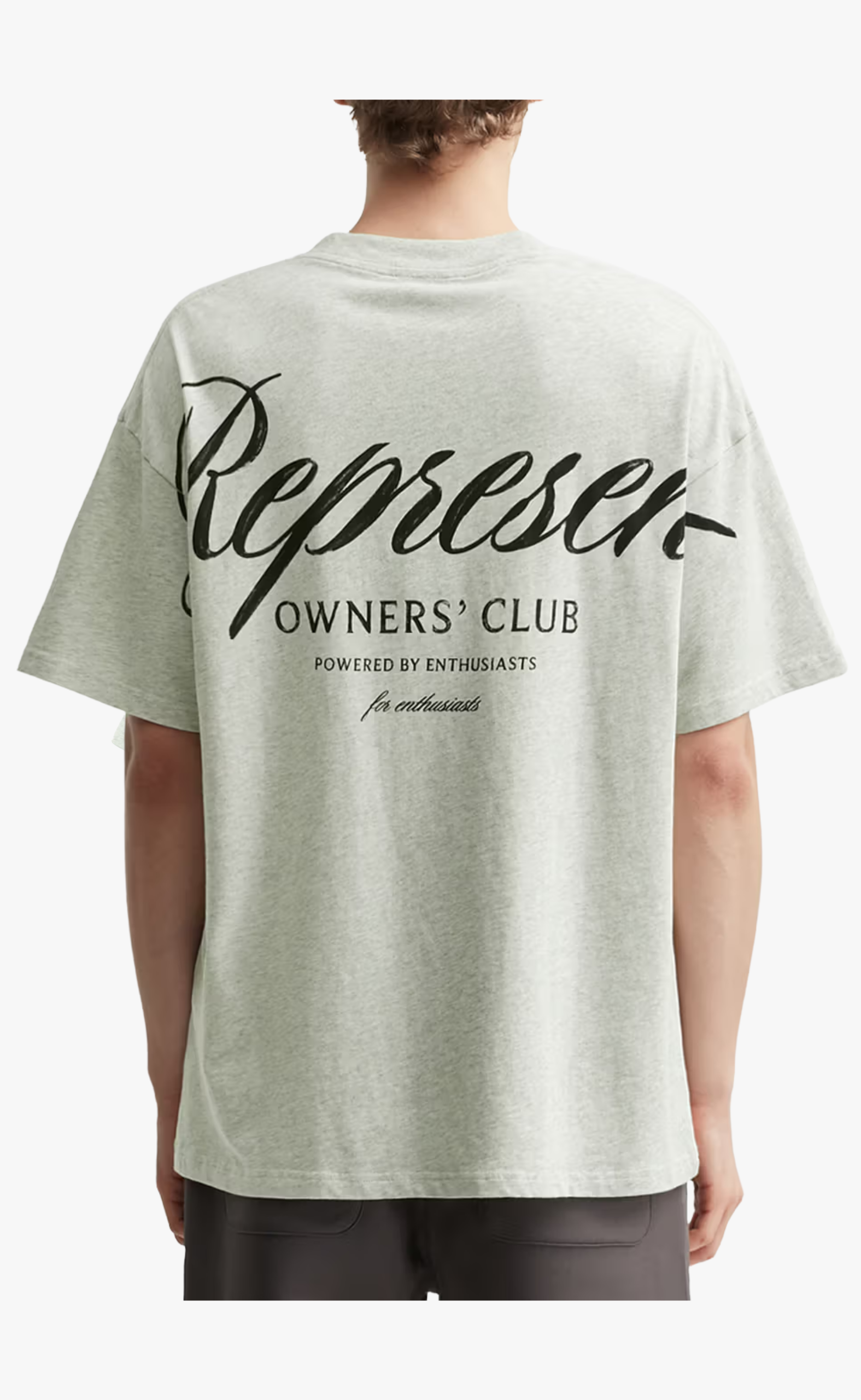 OWNERS CLUB SCRIPT CREAM MARL T-SHIRT