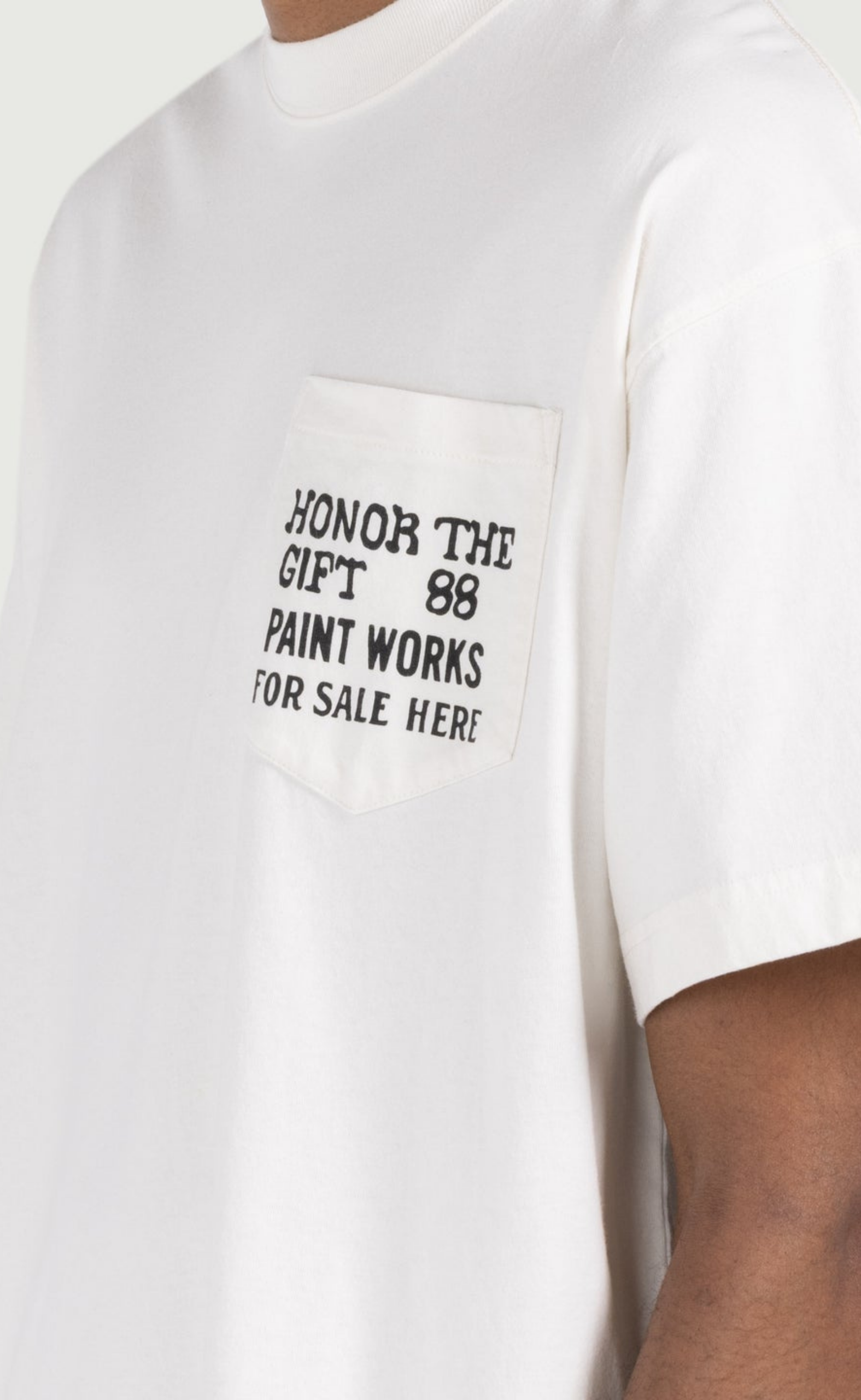 PAINT WORKS BONE T-SHIRT