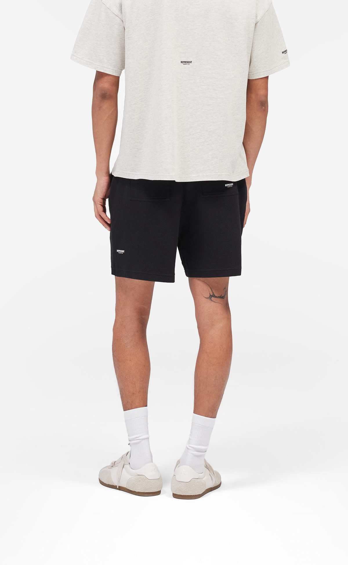 MICRO OWNERS CLUB MESH BLACK SHORTS