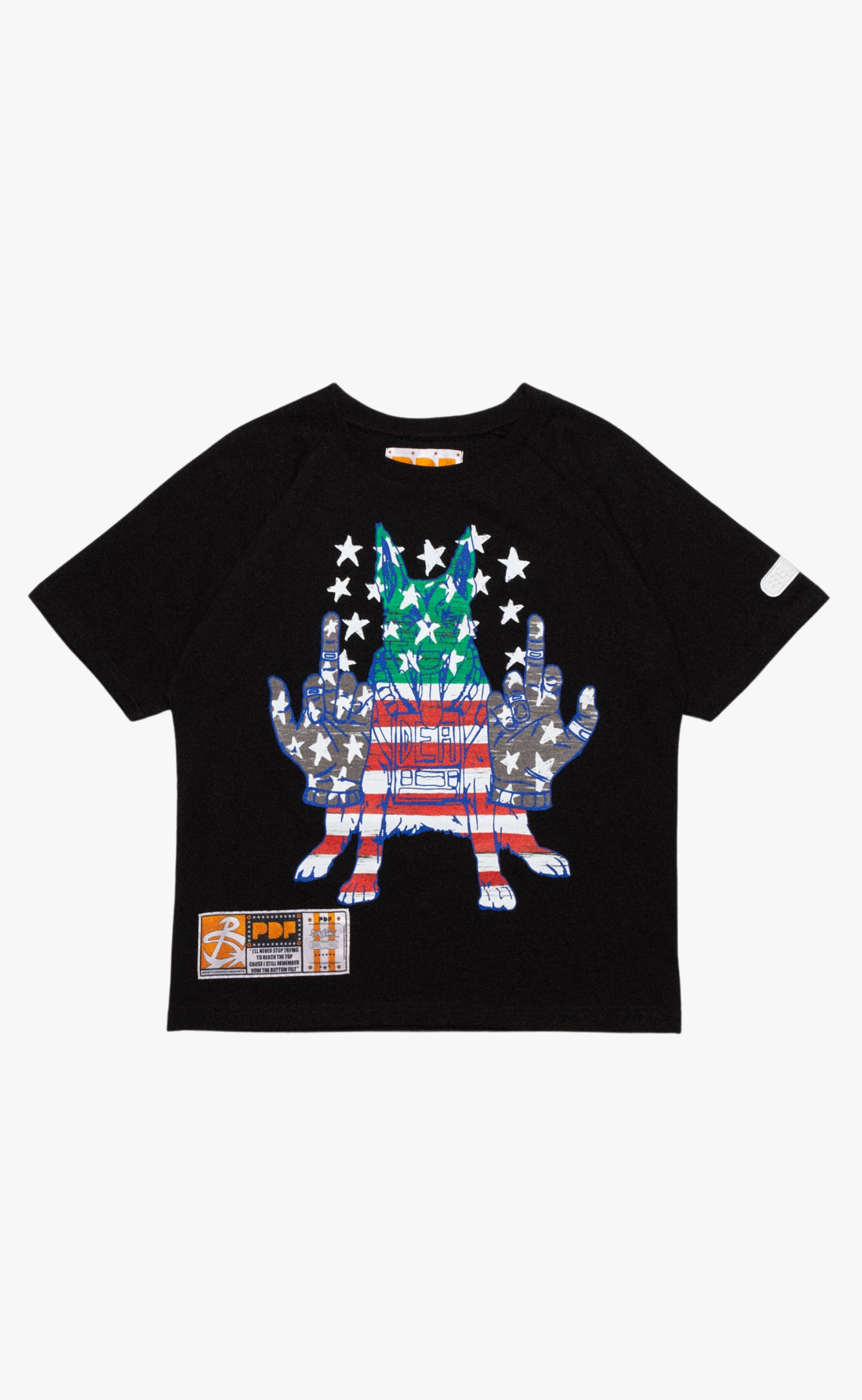 SKINNY BARTI CAGNACCIO BLACK T-SHIRT