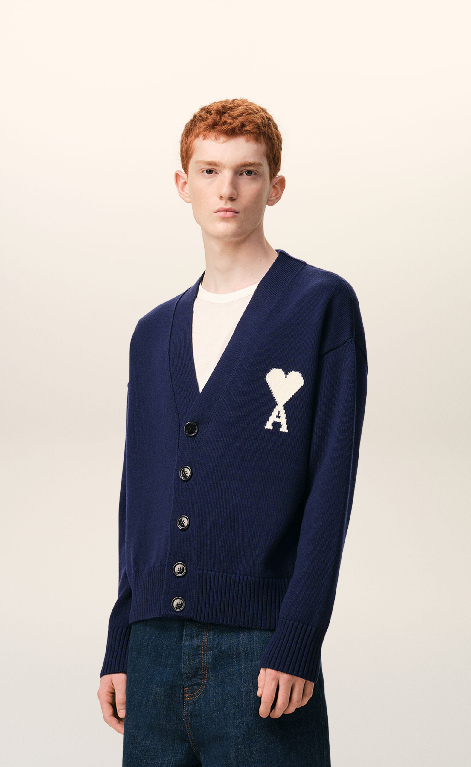 WOOL AMI DE COEUR INK CARDIGAN
