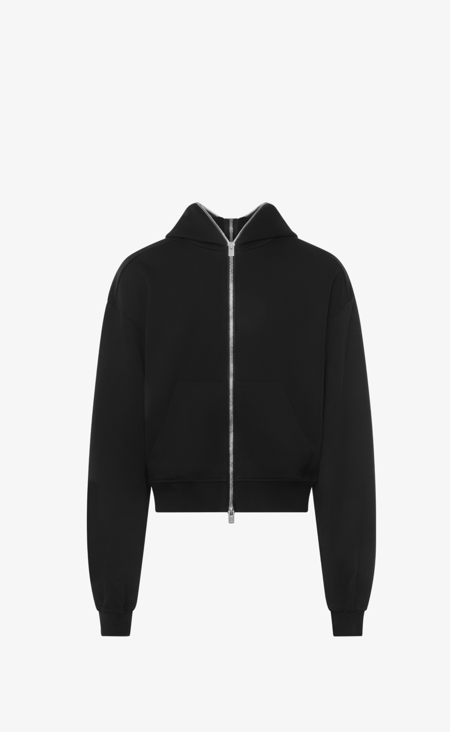 EVOLUTIONIS ZIP BLACK HOODIE