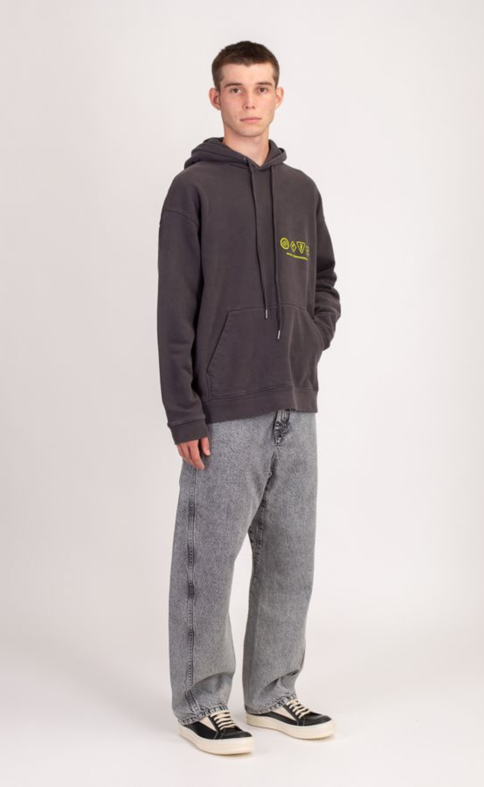 ENJOY BIGGIE FADED BLACK HOODIE