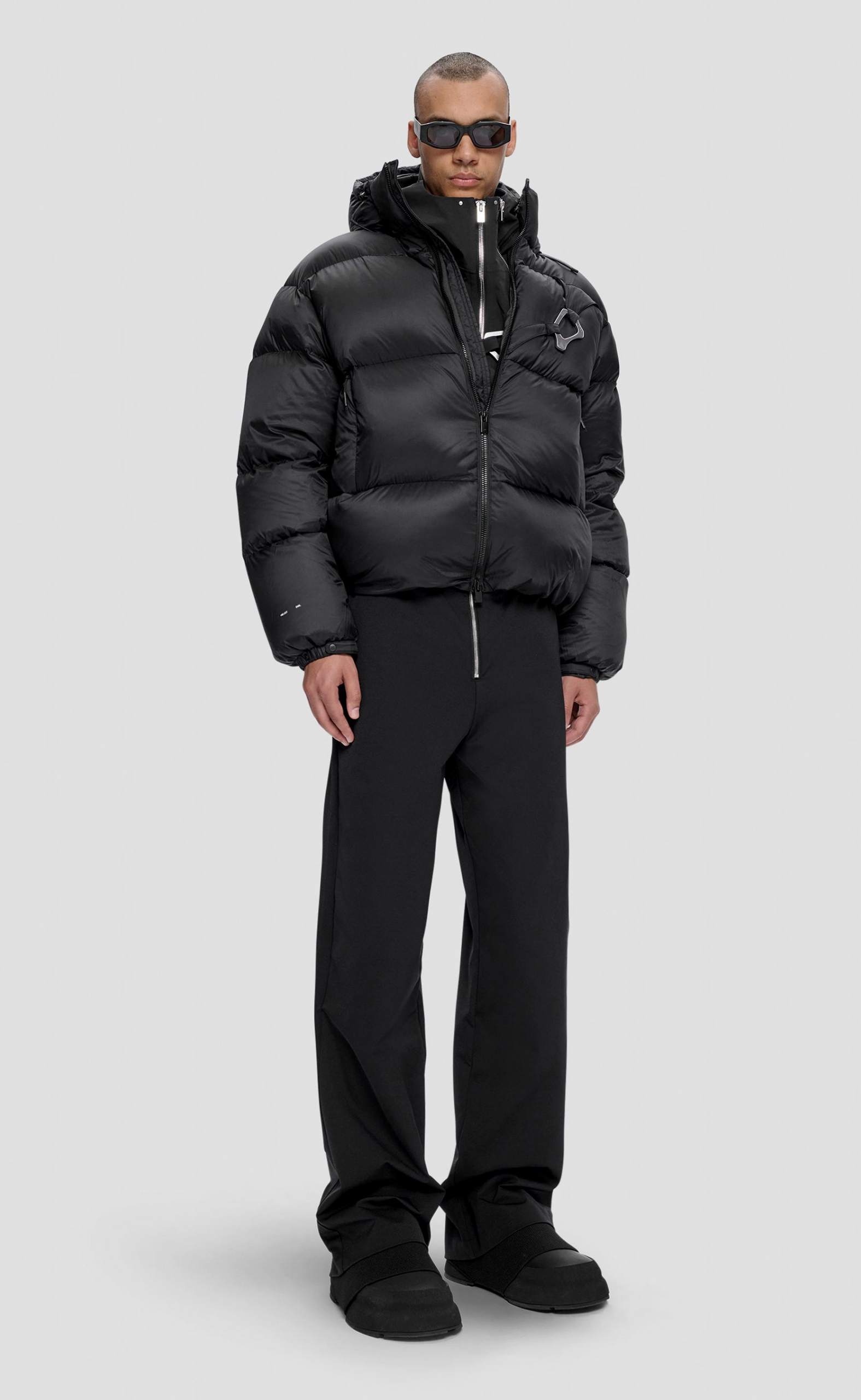 LUMEN DOWN PUFFER BLACK JACKET