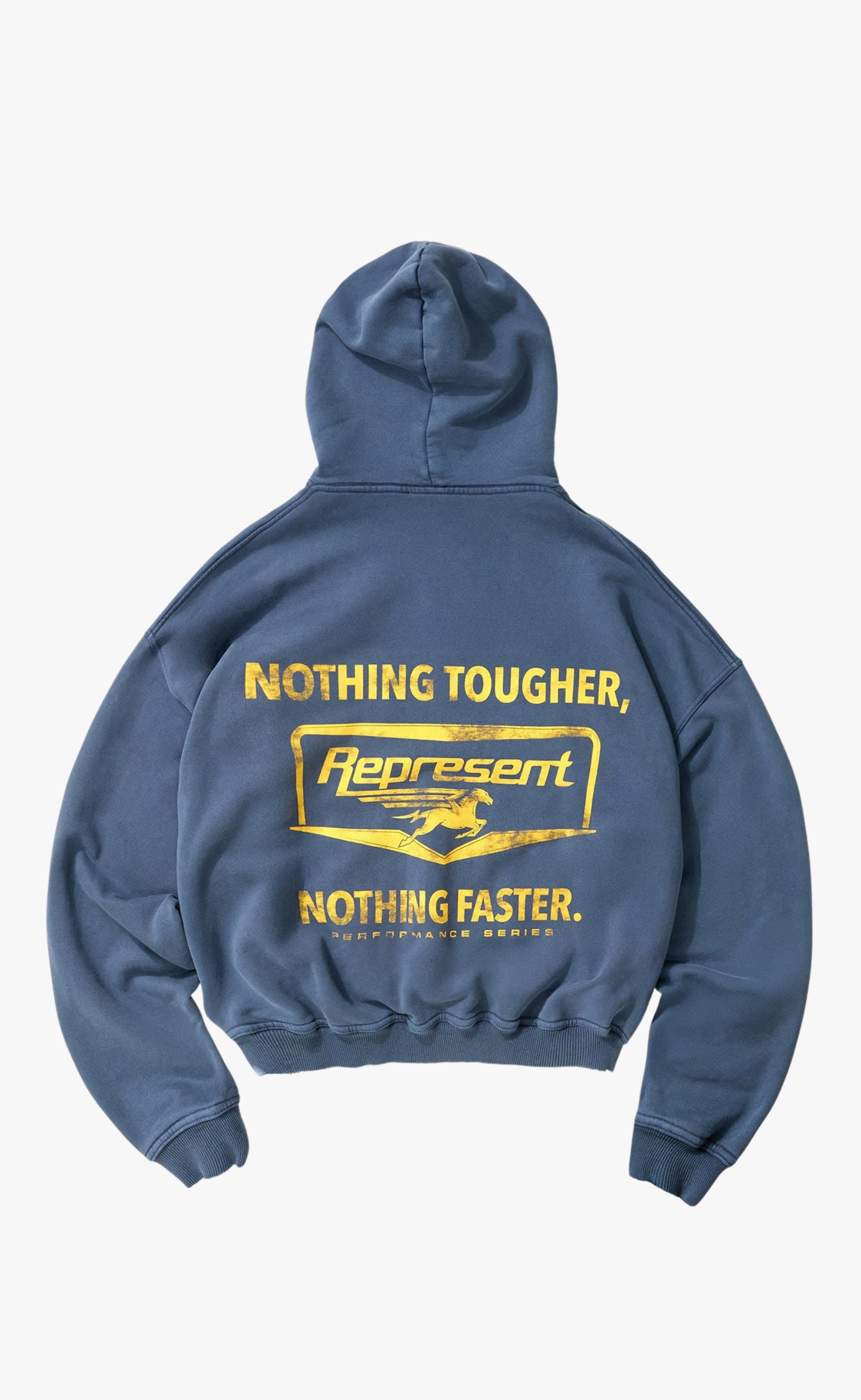 NOTHING FASTER INDIGO HOODIE