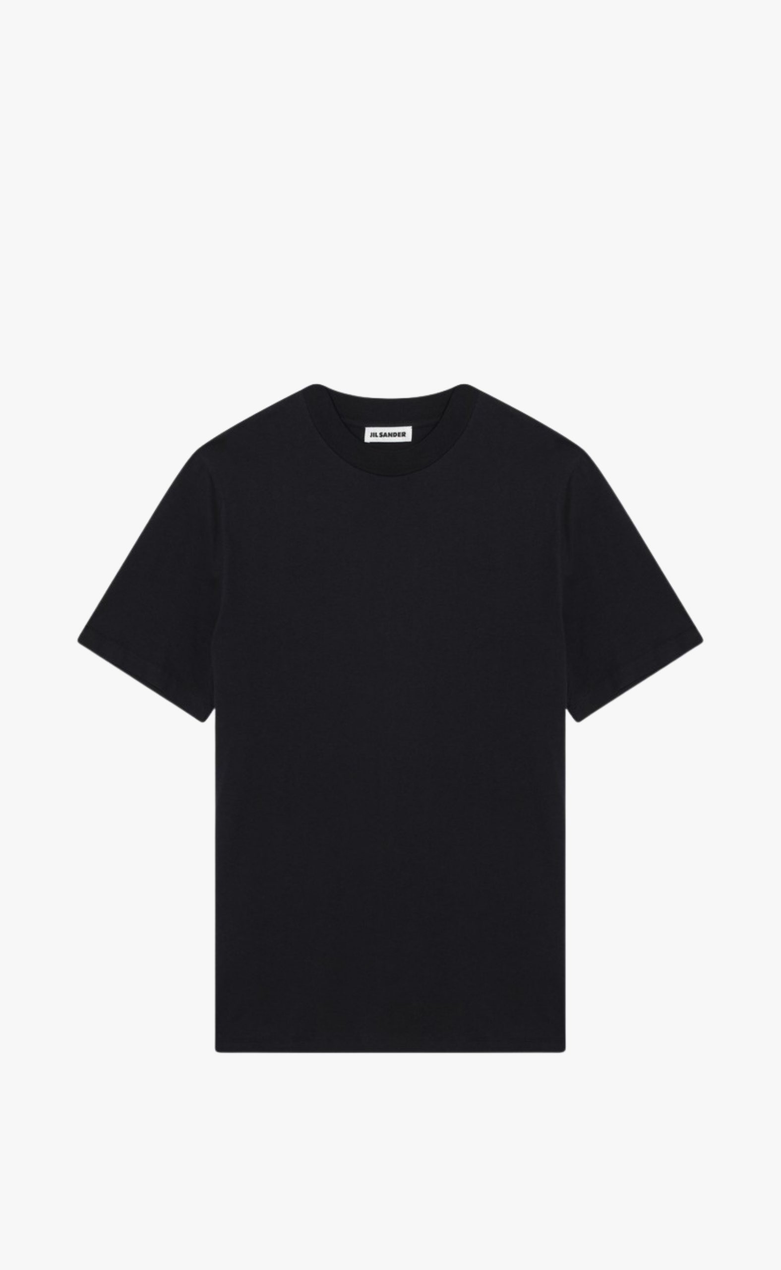 BOXY CREW-NECK BLACK T-SHIRT