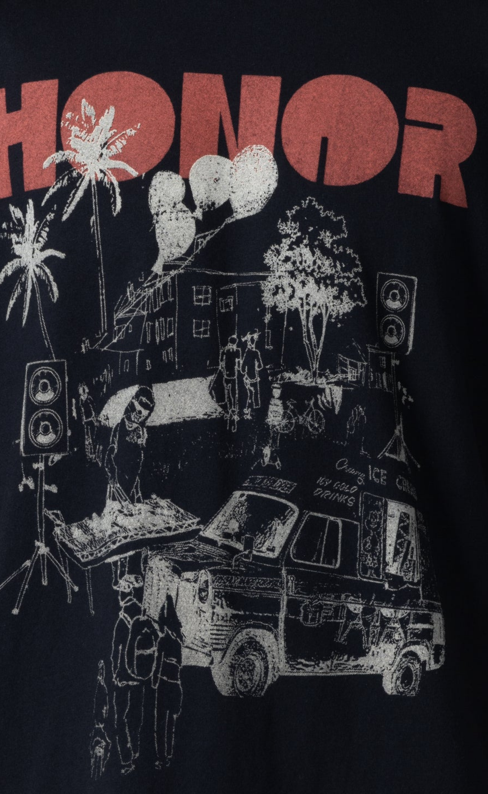 BLOCK PARTY BLACK T-SHIRT